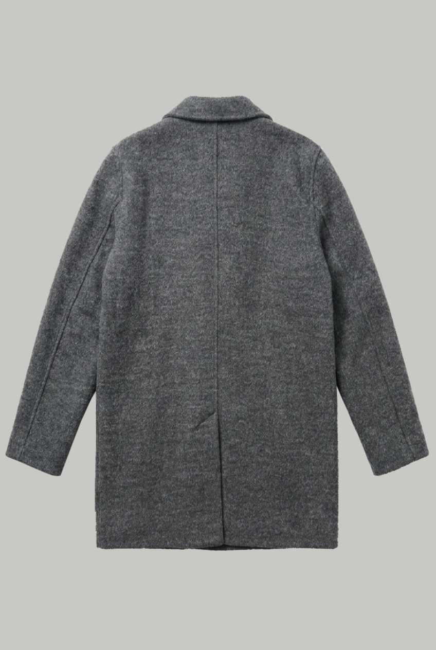 London Mac - Boiled Wool Grey - Wear London