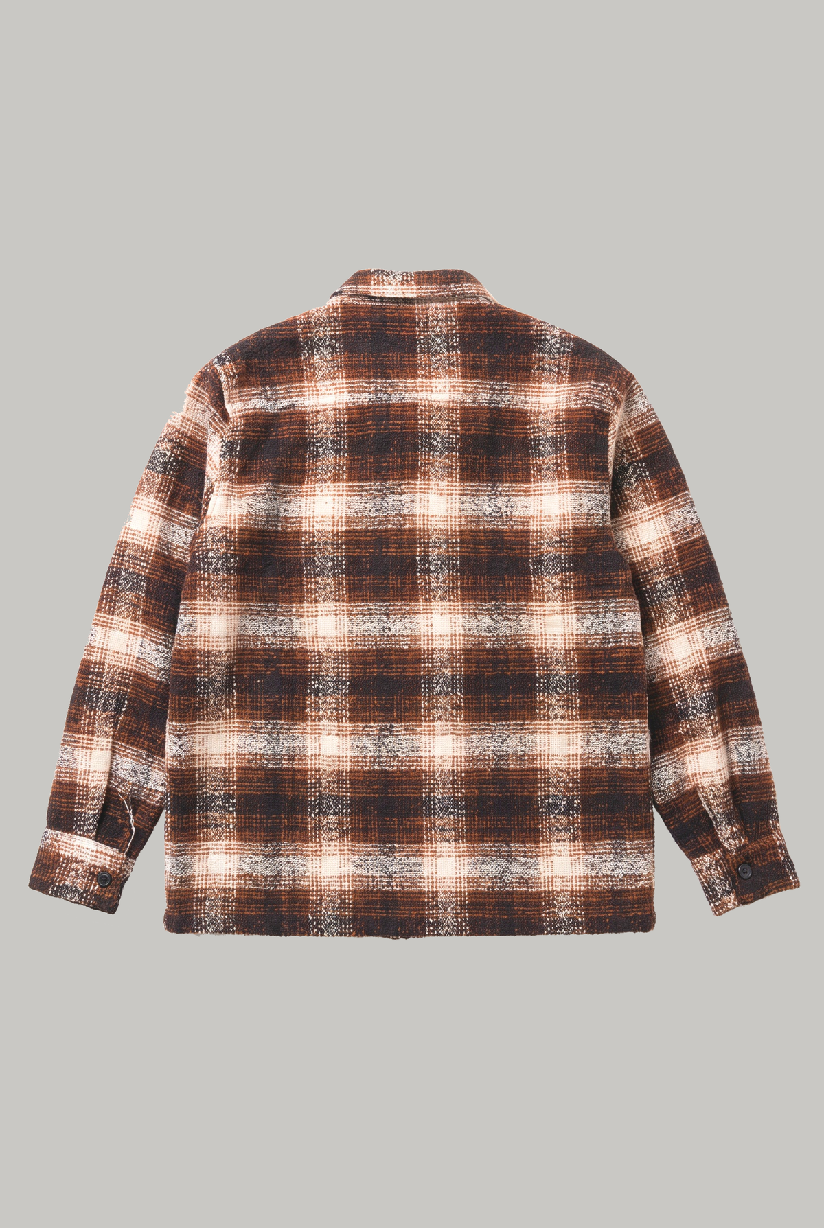 Broadwalk Zip Overshirt - Brown Copper Check - Wear London