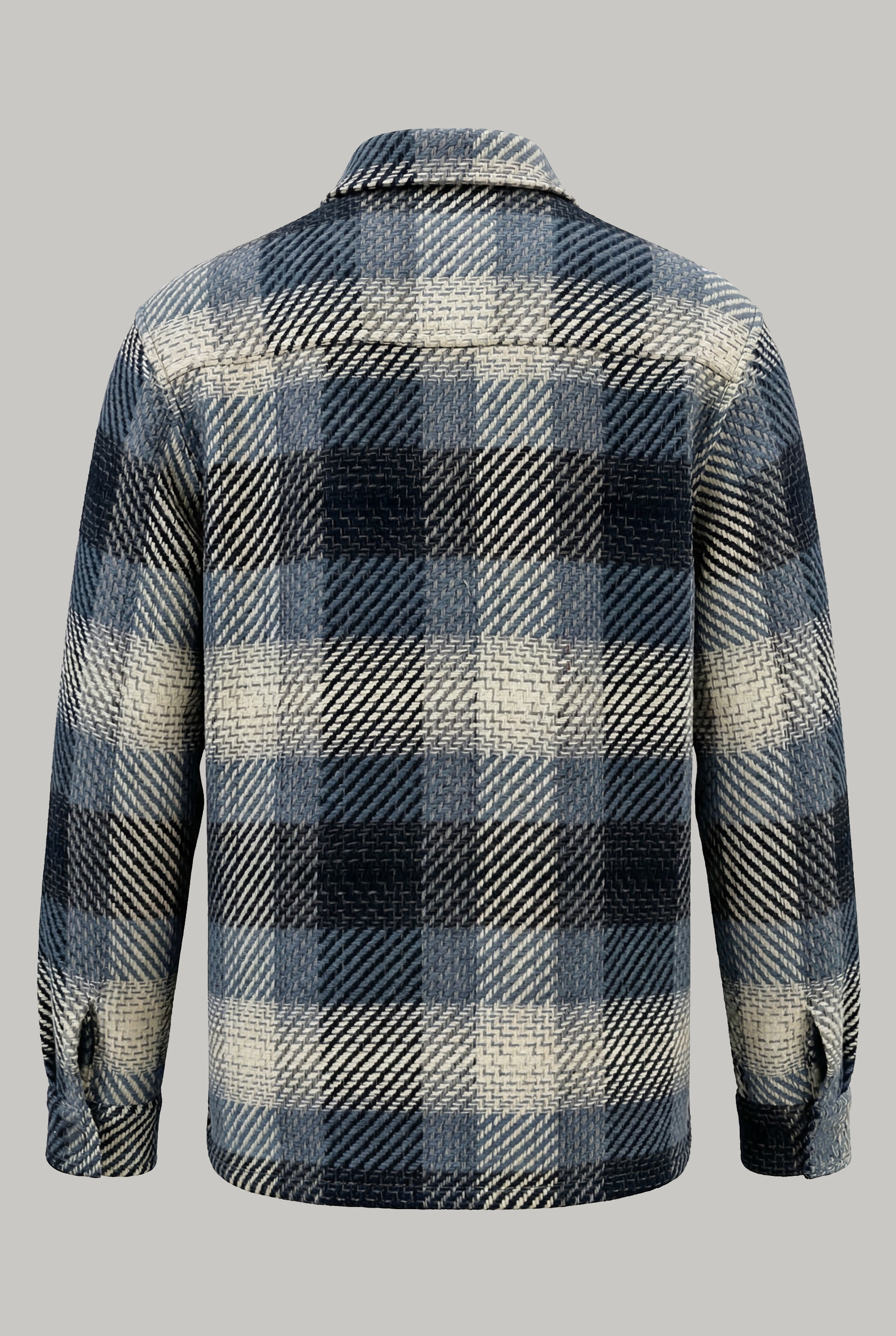 Bart Overshirt - Mid Green Ecru - Check - Wear London