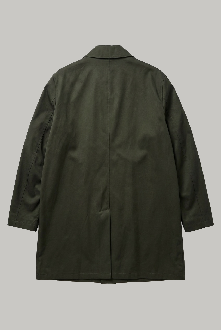 London Lined Rain Mac - Dark Forest Green - Wear London