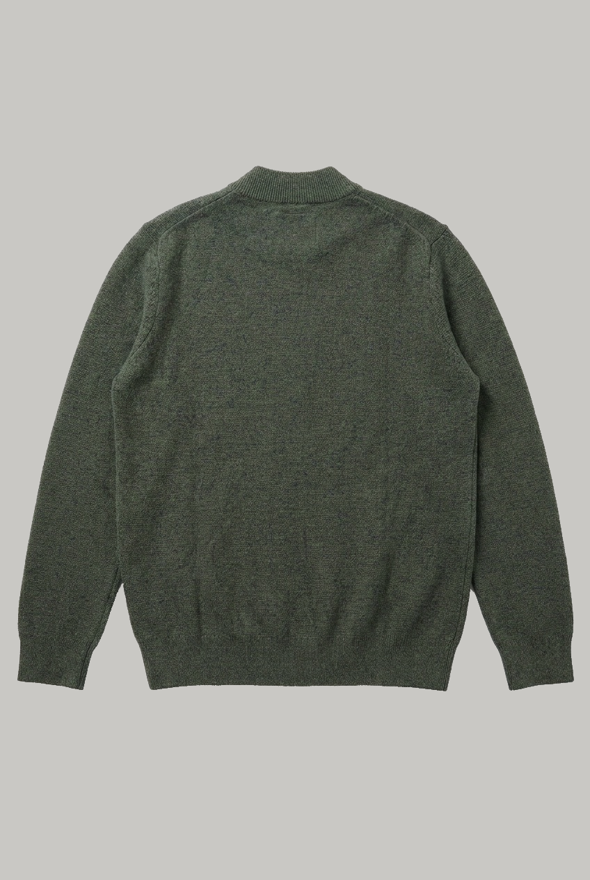 Jimmy Quarter Zip - Forest green - Wear London