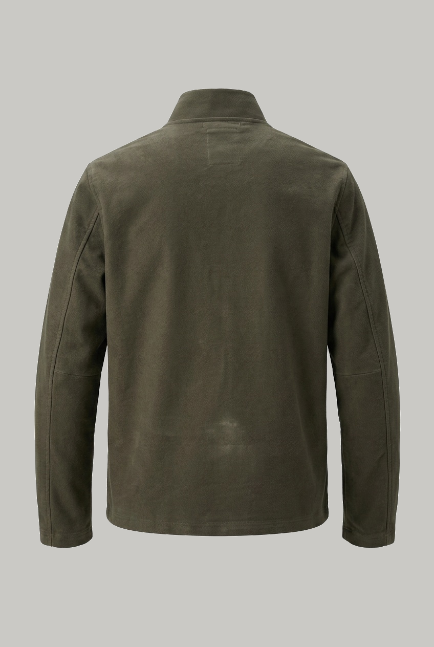 Aldgate Baseball Shacket - Khaki Moleskin - Wear London