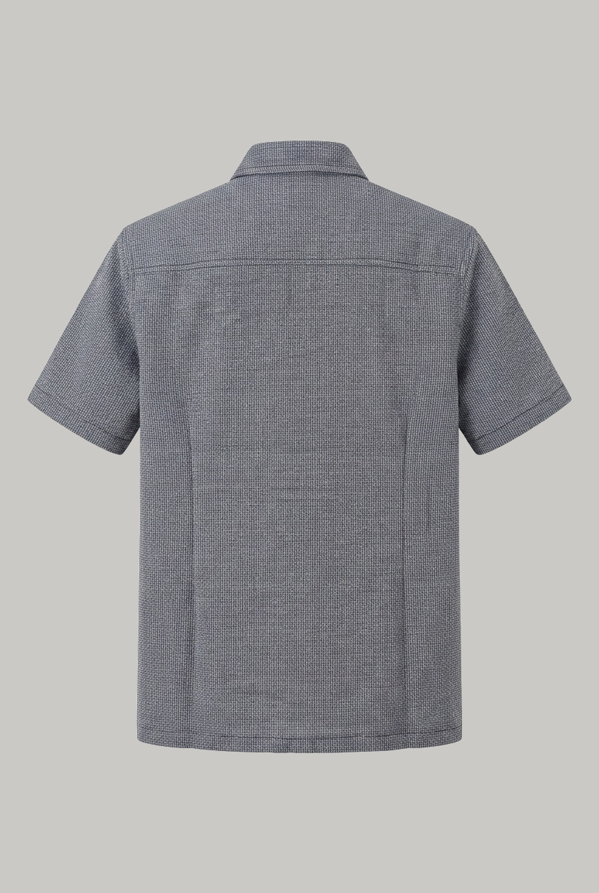 Bethnal Short Sleeve Shirt - Navy Tirreno - Wear London