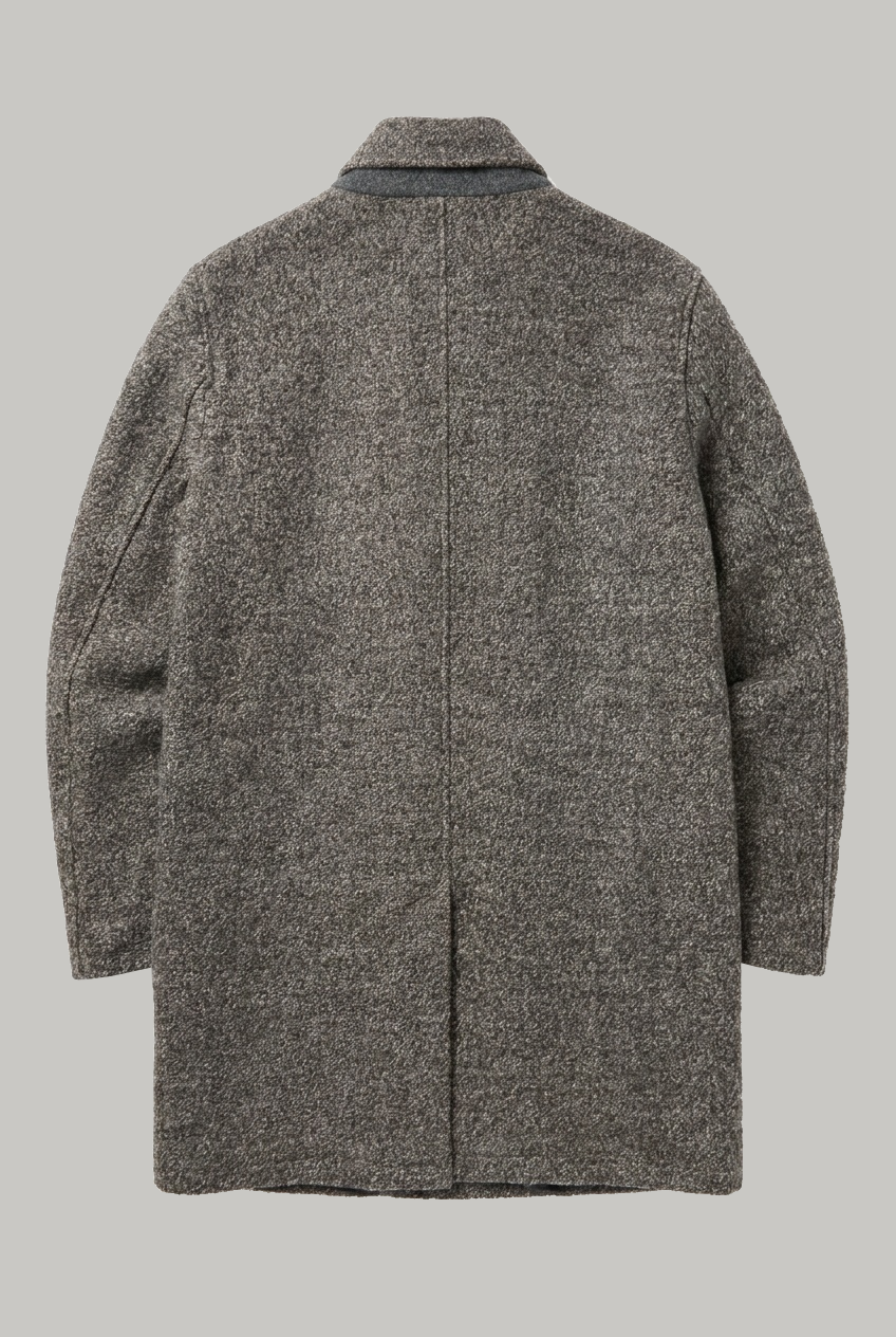 London Mac - Boiled Wool Brown - Wear London