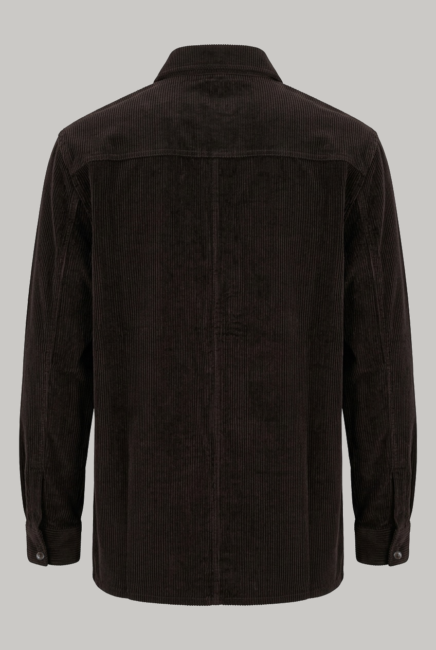 Bart Corduroy Overshirt - Black - Wear London