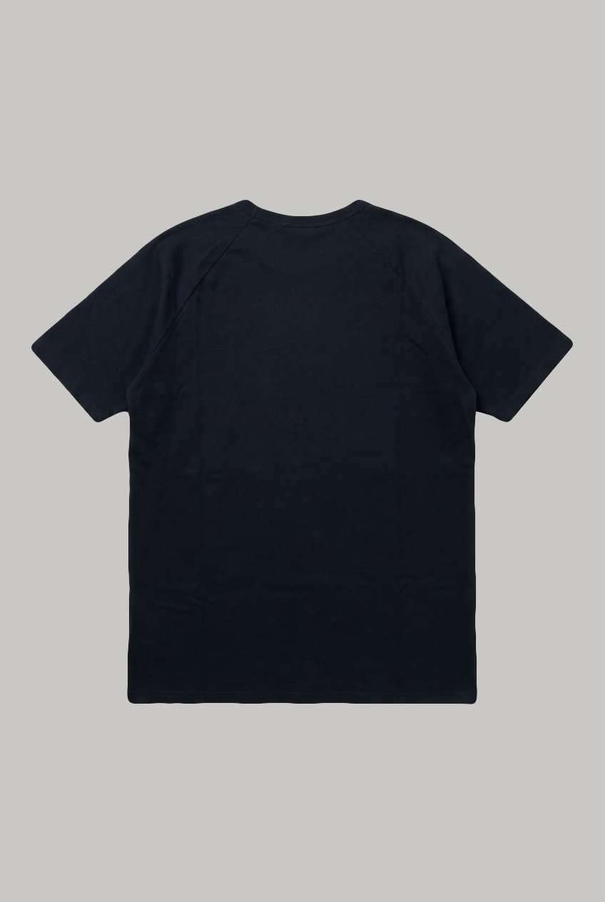 Hoxton Raglan Sleeve Fitted T-shirt - Navy - Wear London