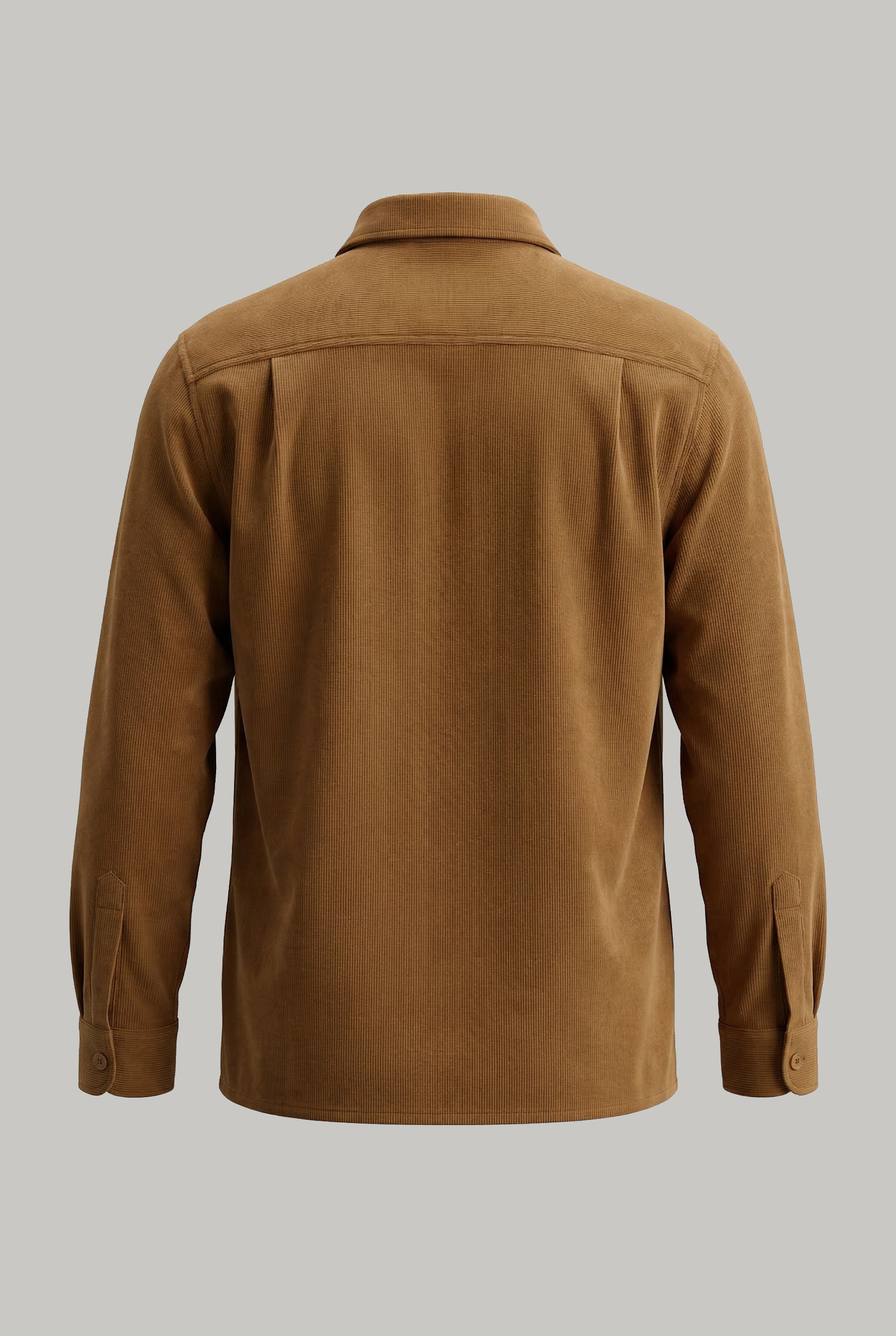 Roman Shirt Top Pockets - Fine Cord Camel - Wear London