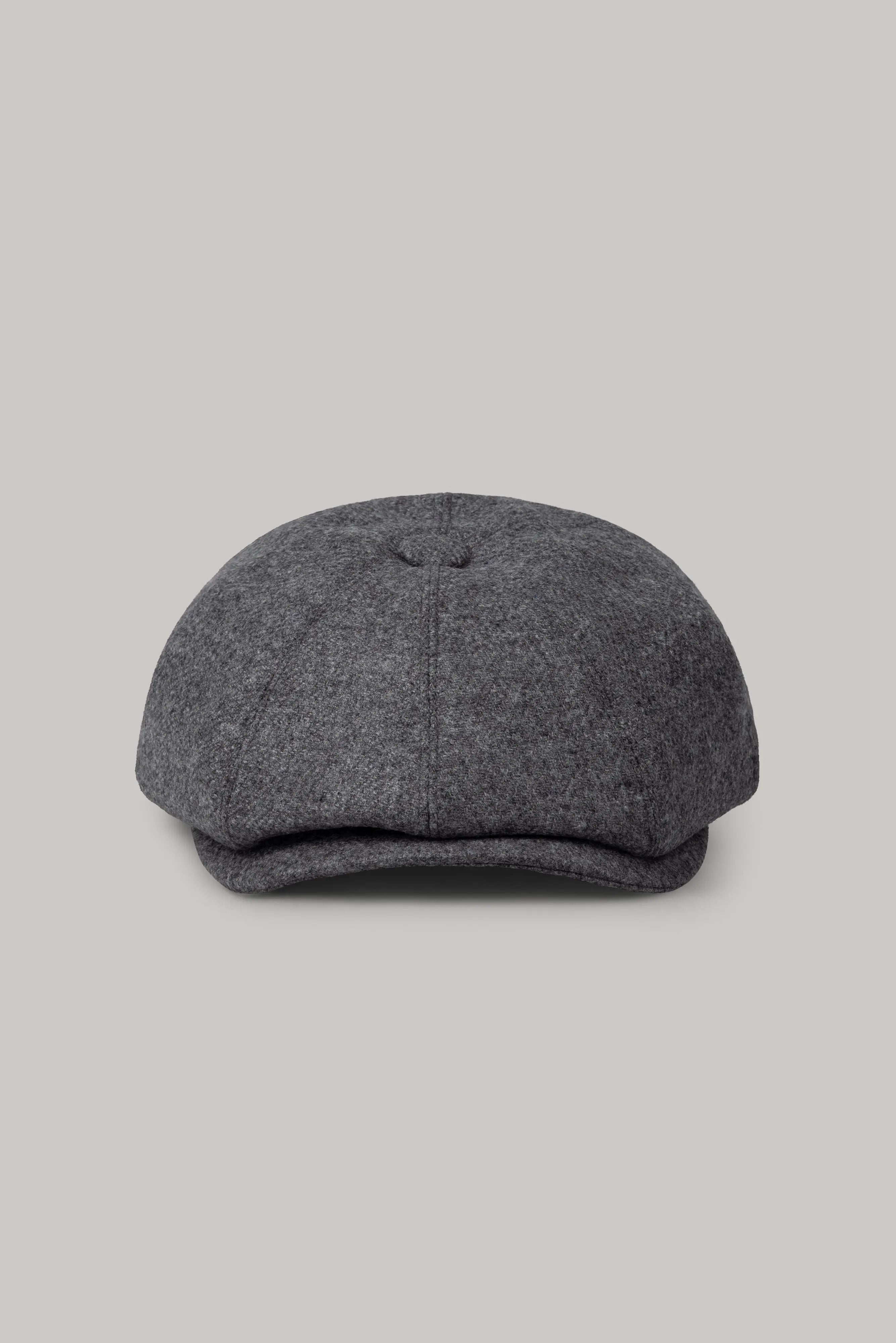 Baker Boy Hat - Silver Grey Wool - Wear London