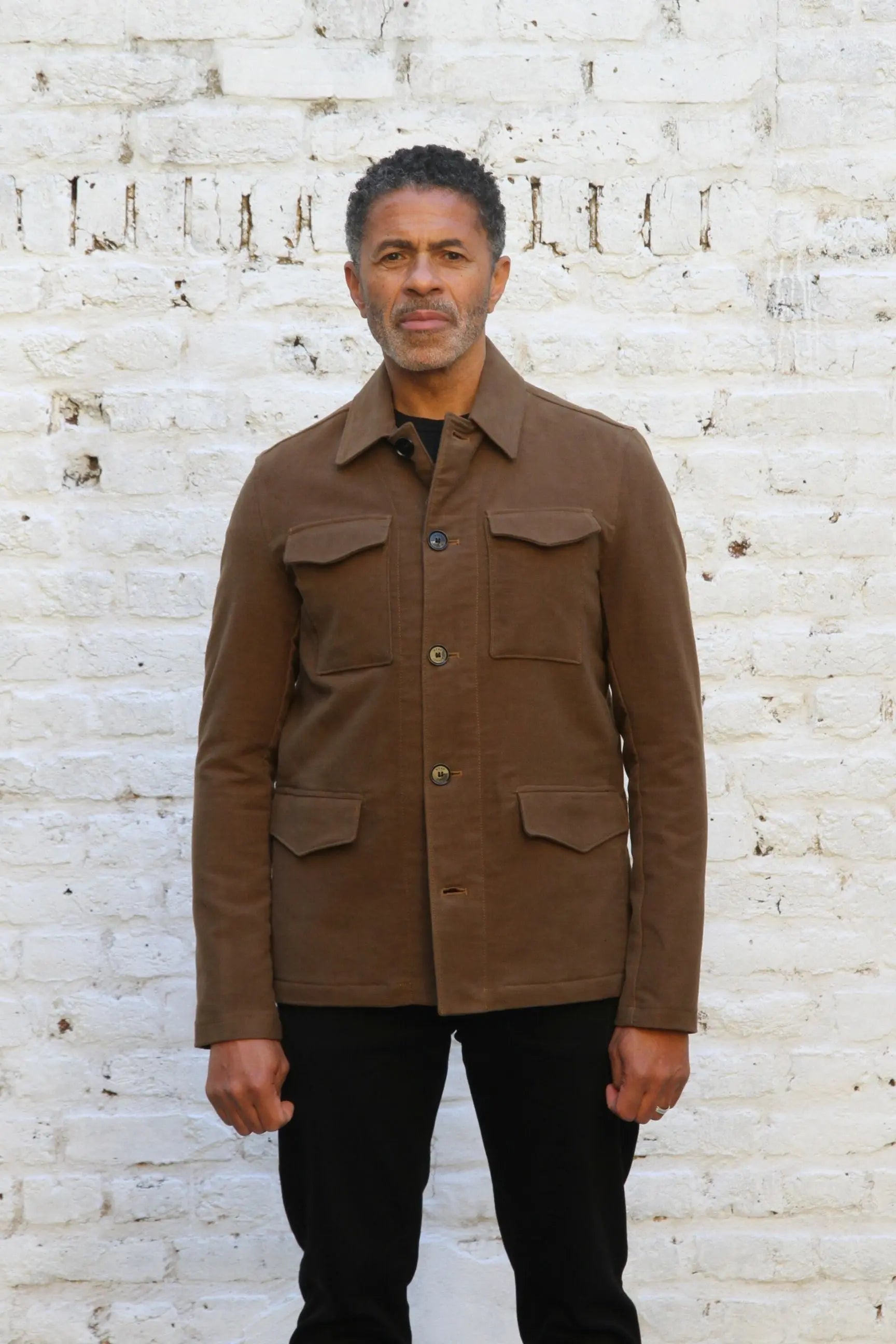 Baker Four Pocket Jacket - Camel Moleskin - Wear London