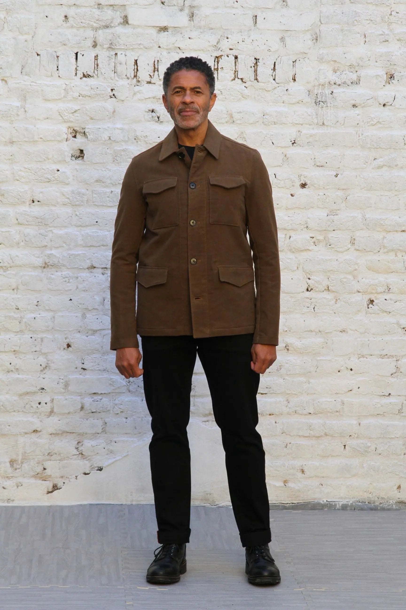 Baker Four Pocket Jacket - Camel Moleskin - Wear London