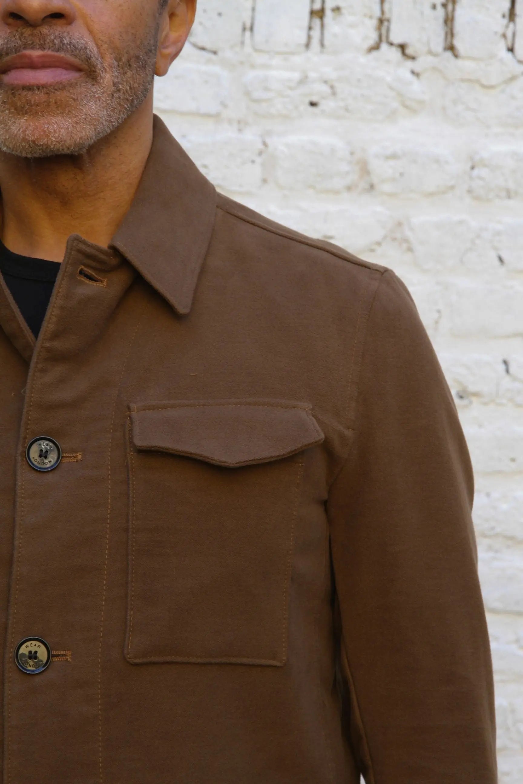 Baker Four Pocket Jacket - Camel Moleskin - Wear London