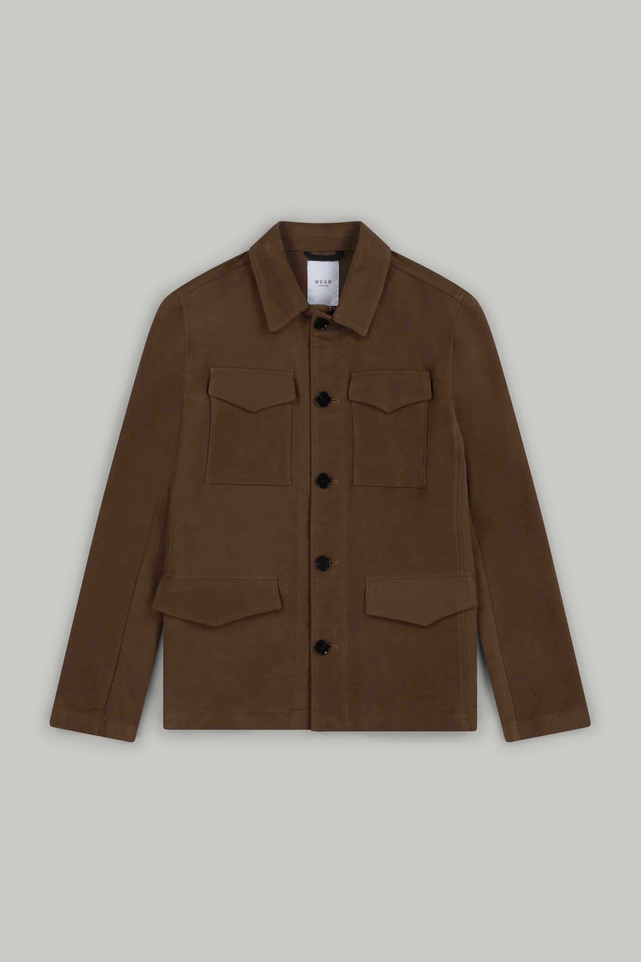 Baker Four Pocket Jacket - Camel Moleskin - Wear London