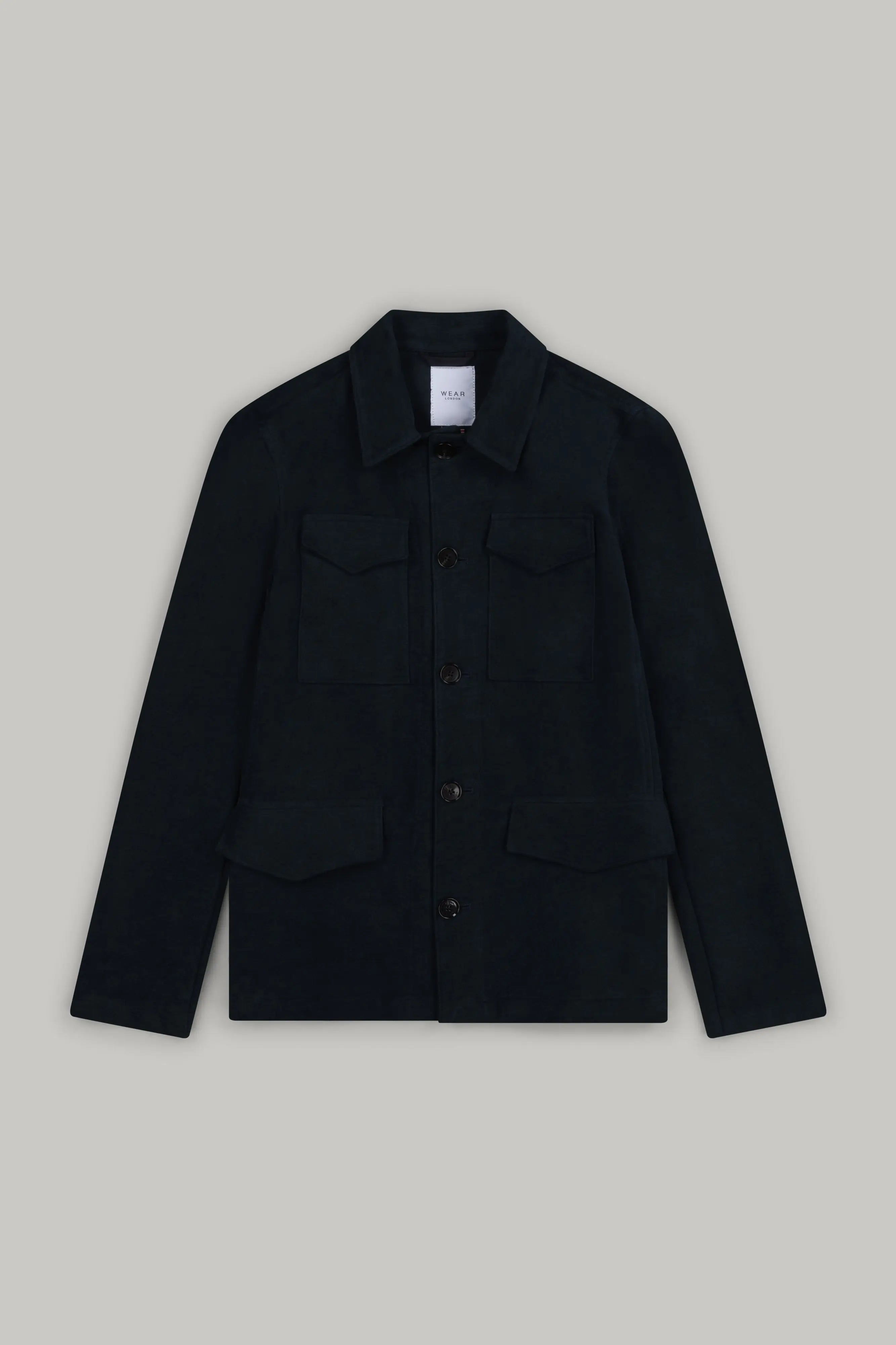 Baker Four Pocket Jacket - New Navy Moleskin - Wear London