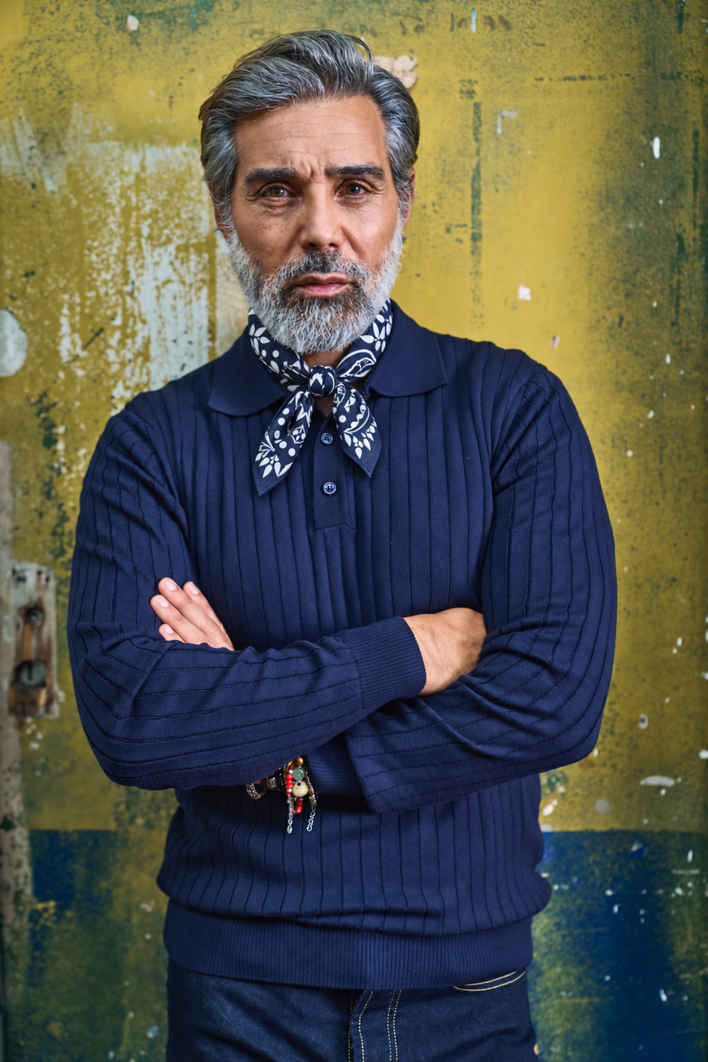 Bandana - Black Ecru - Wear London