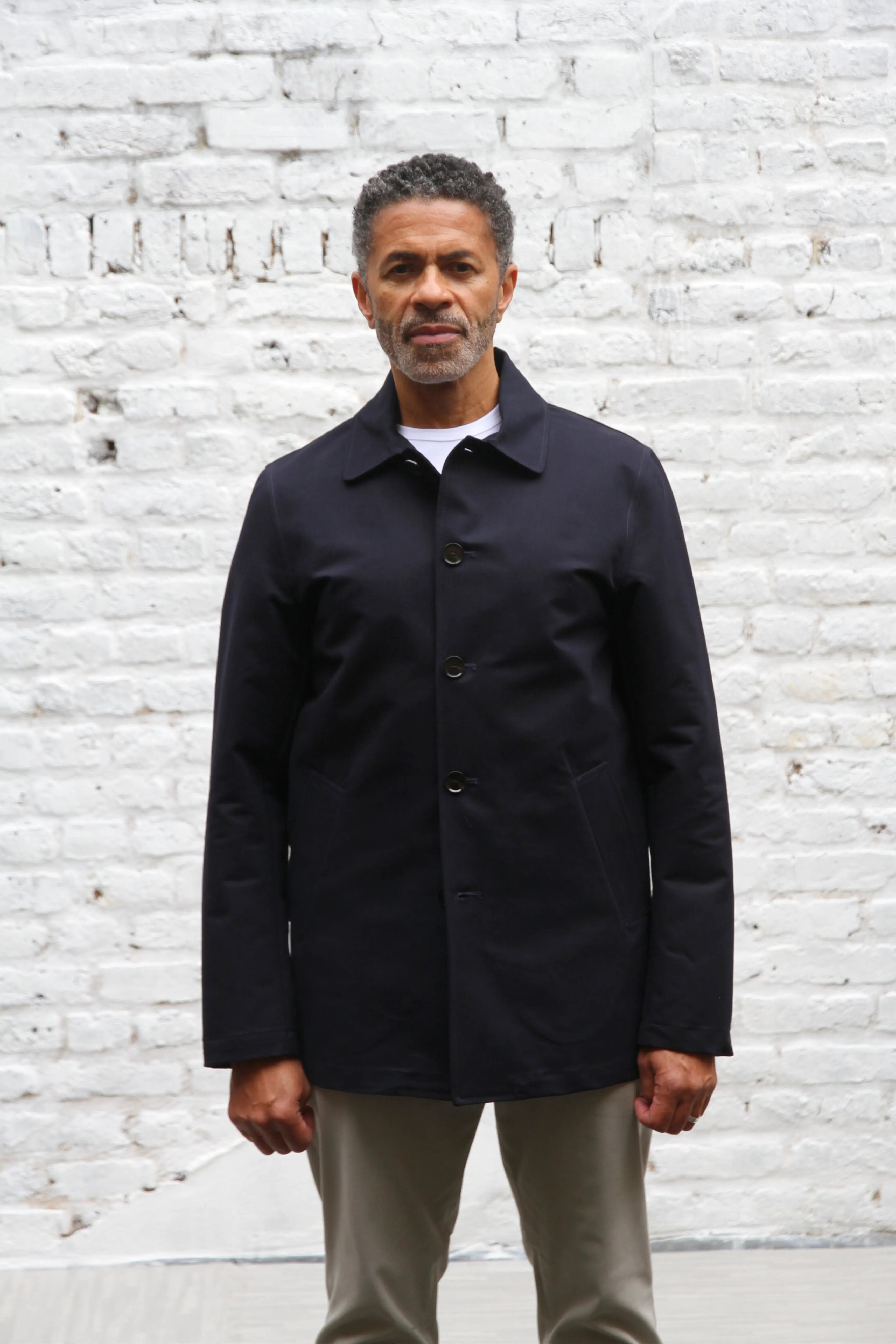 Bank Mac Unlined - Navy Dx - Wear London