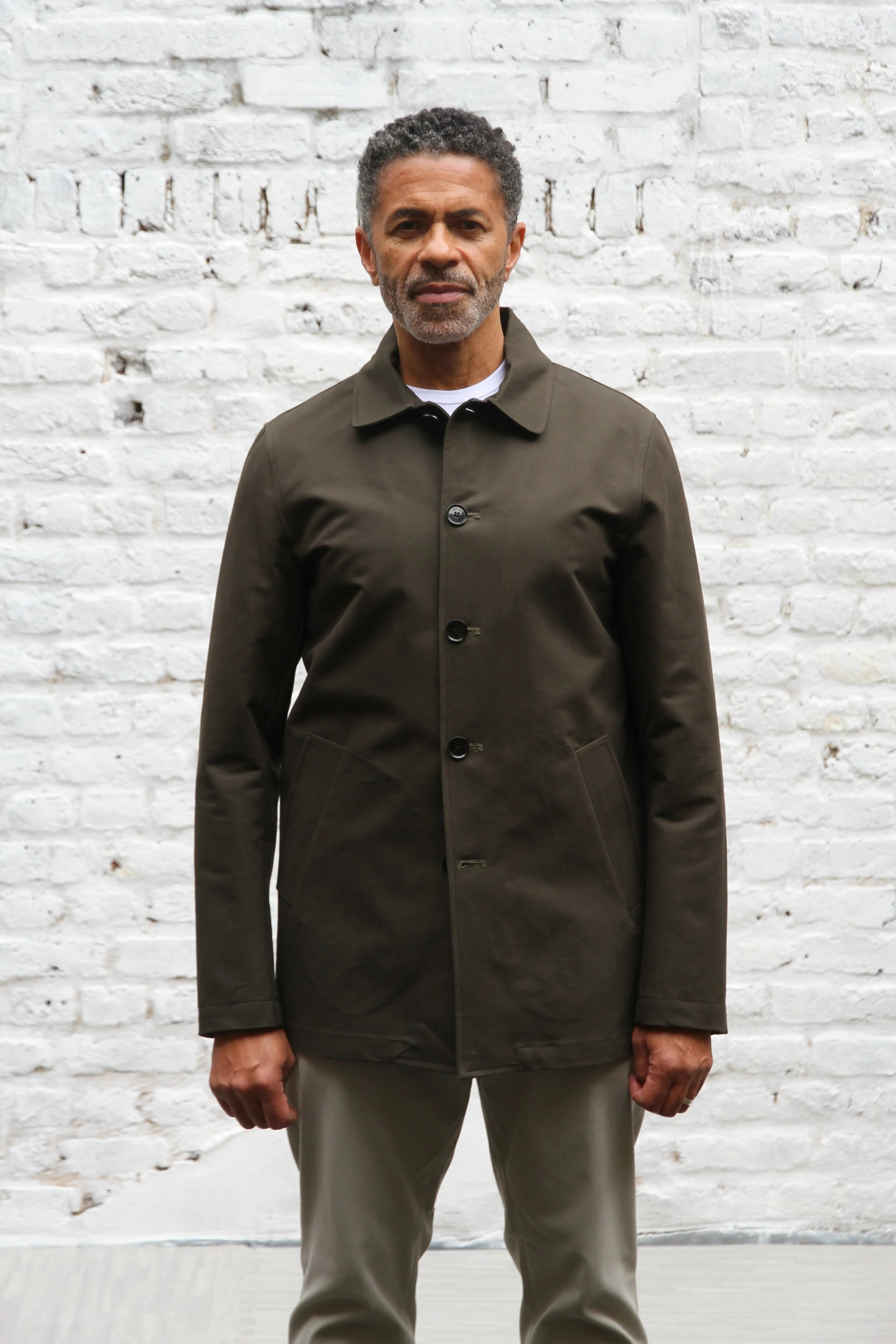 Bank Mac Unlined - Olive Dx - Wear London