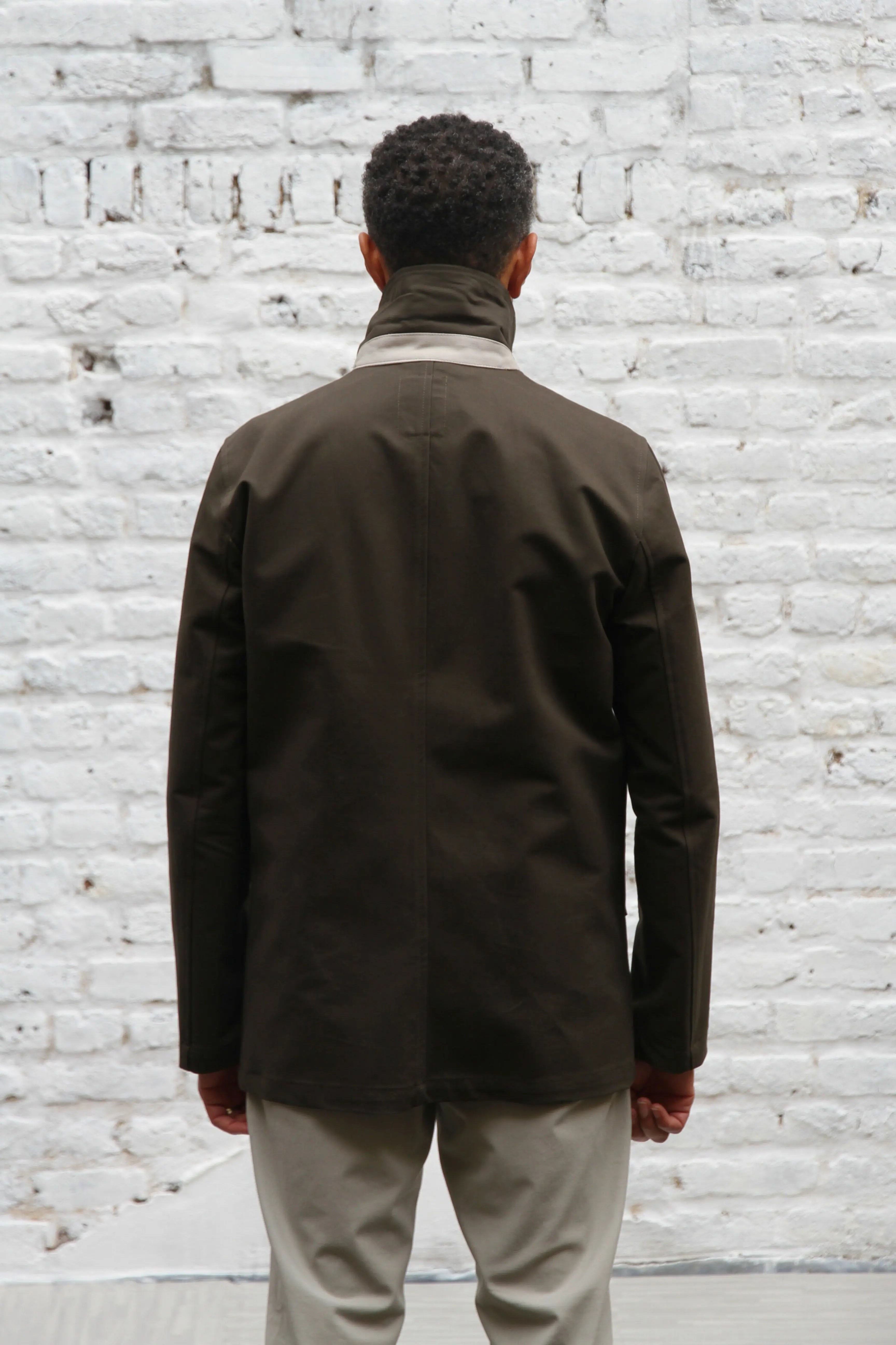 Bank Mac Unlined - Olive Dx - Wear London