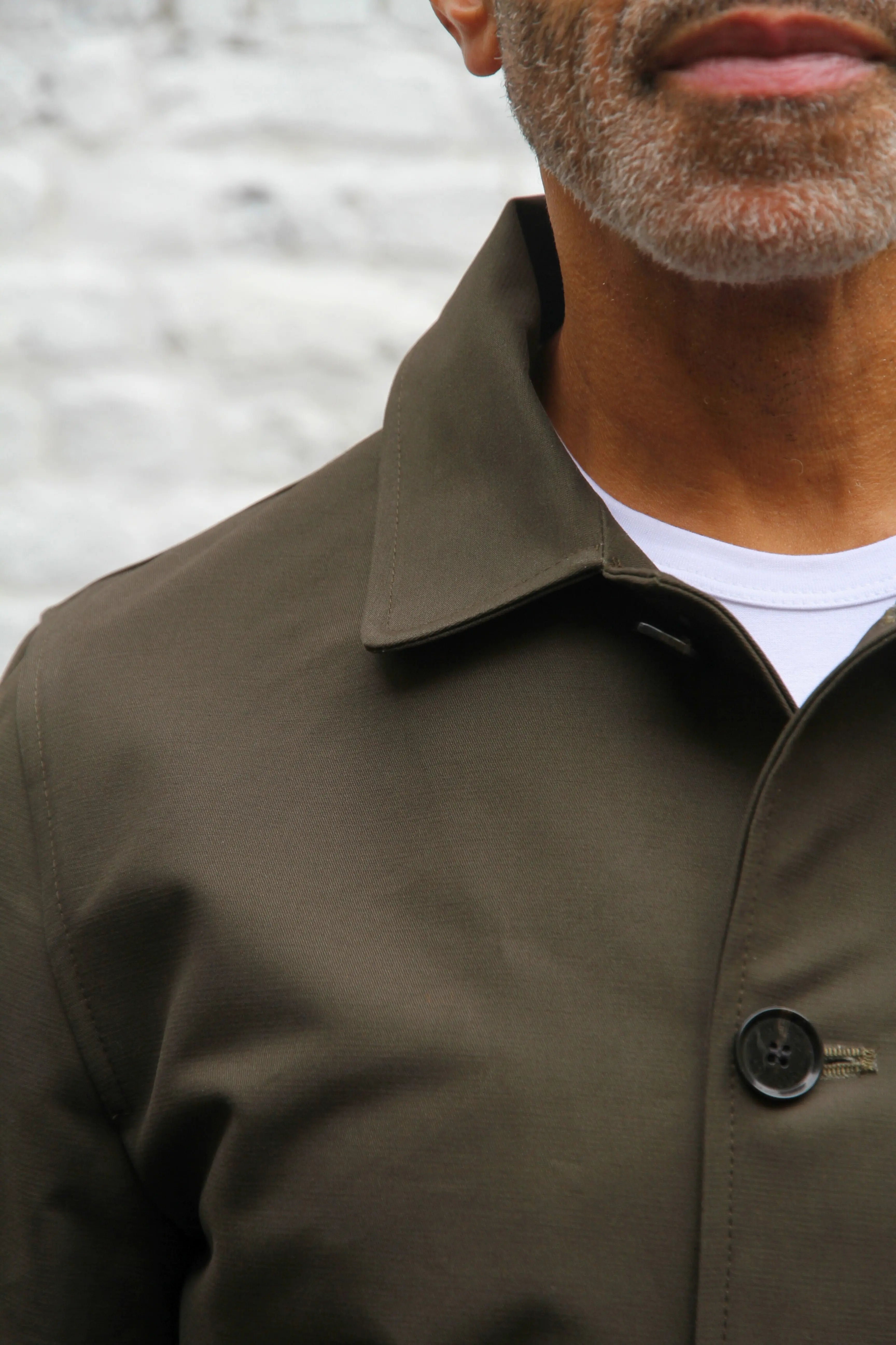 Bank Mac Unlined - Olive Dx - Wear London