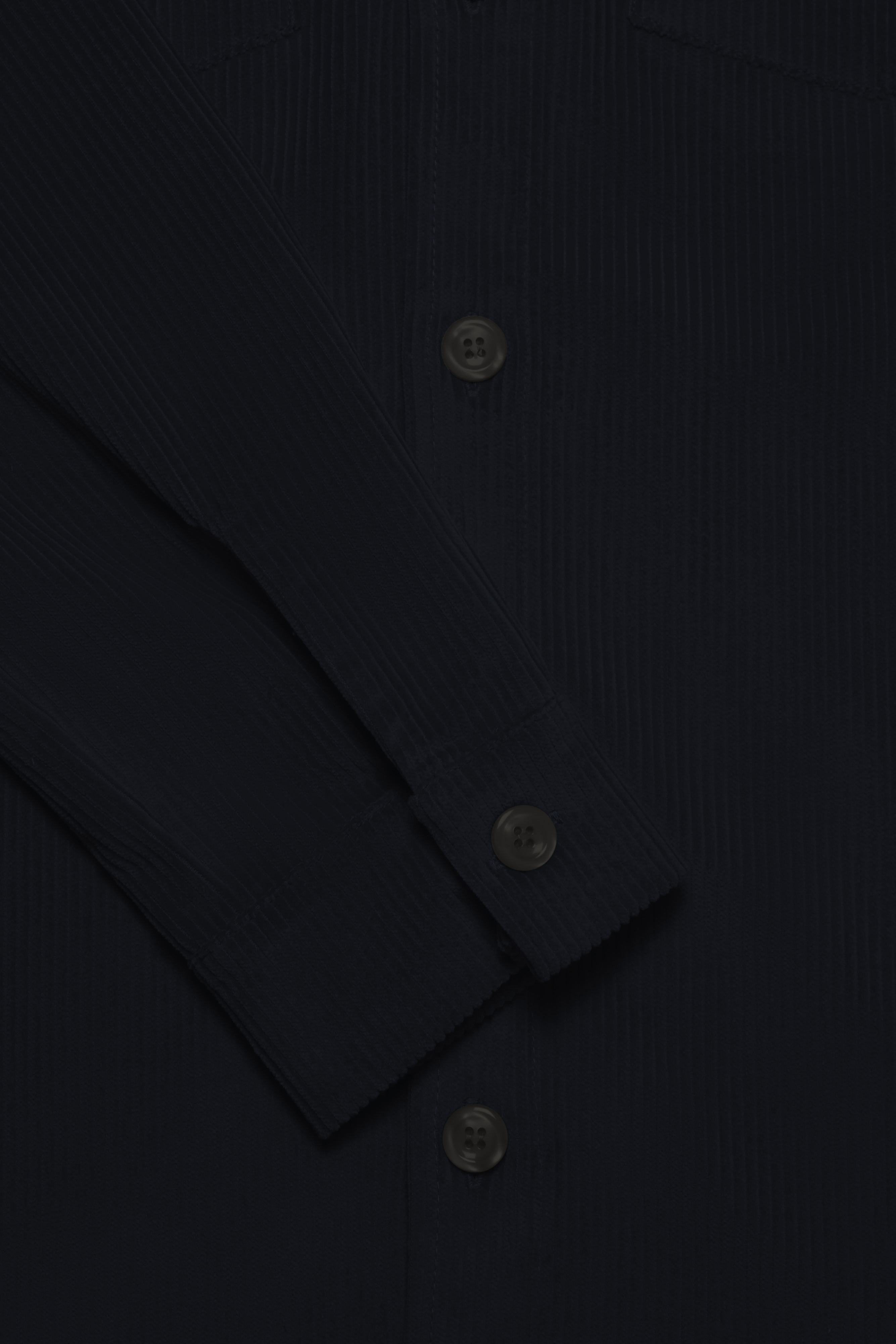 Bart Corduroy Overshirt - Black - Wear London