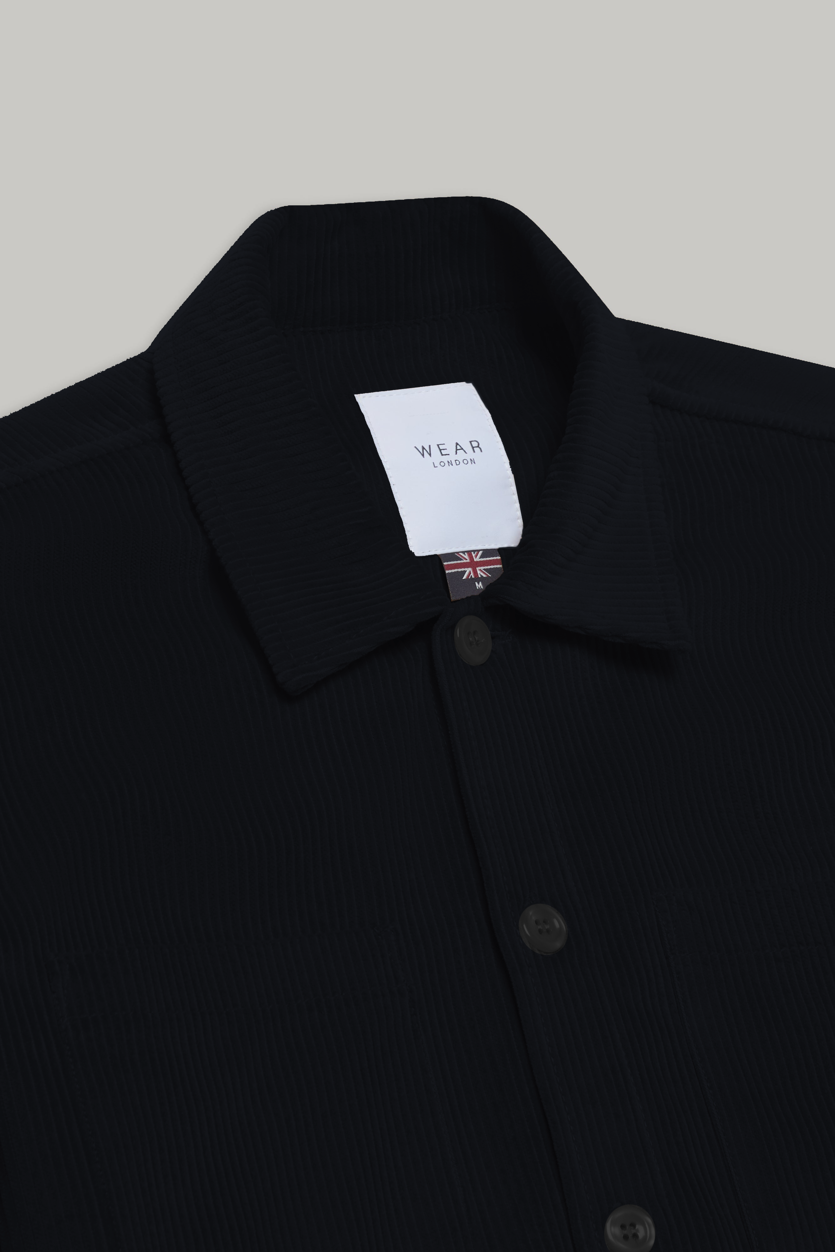 Bart Corduroy Overshirt - Black - Wear London