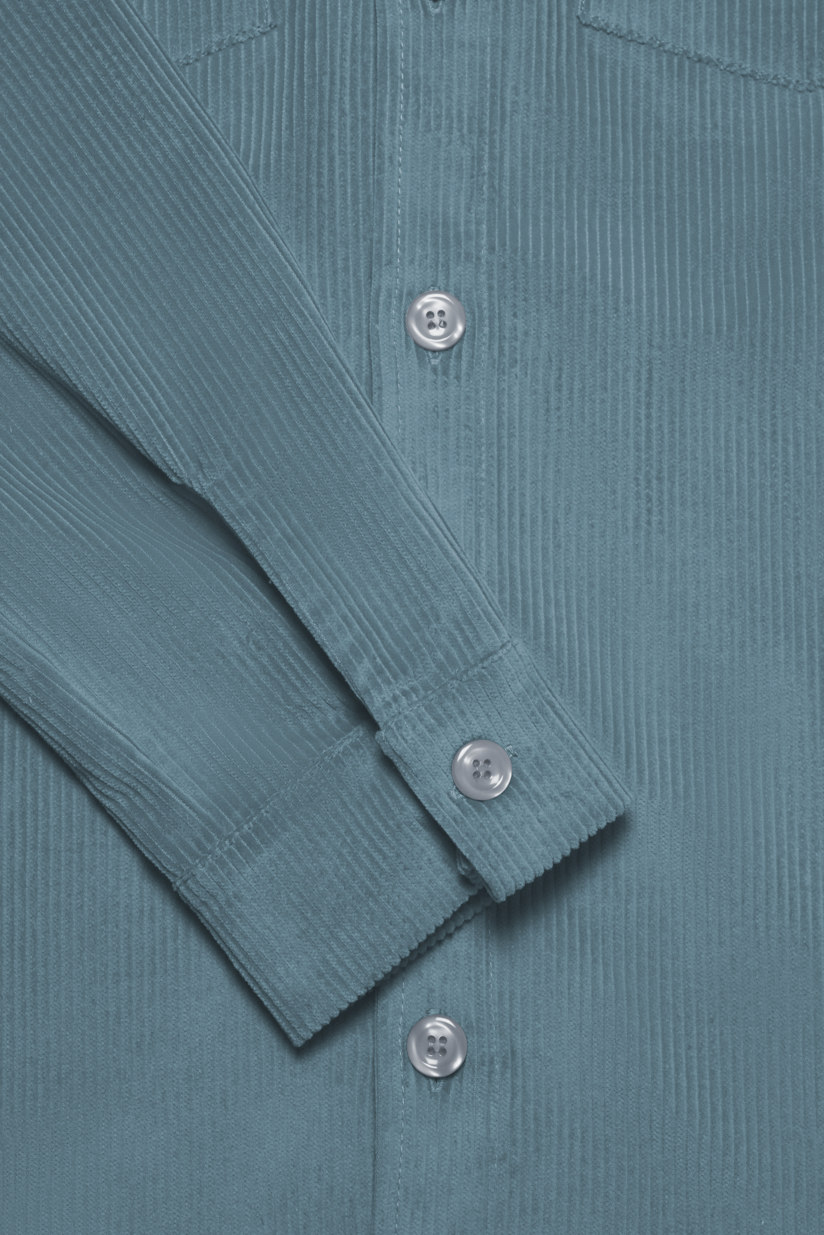 Bart Corduroy Overshirt - Blue - Wear London