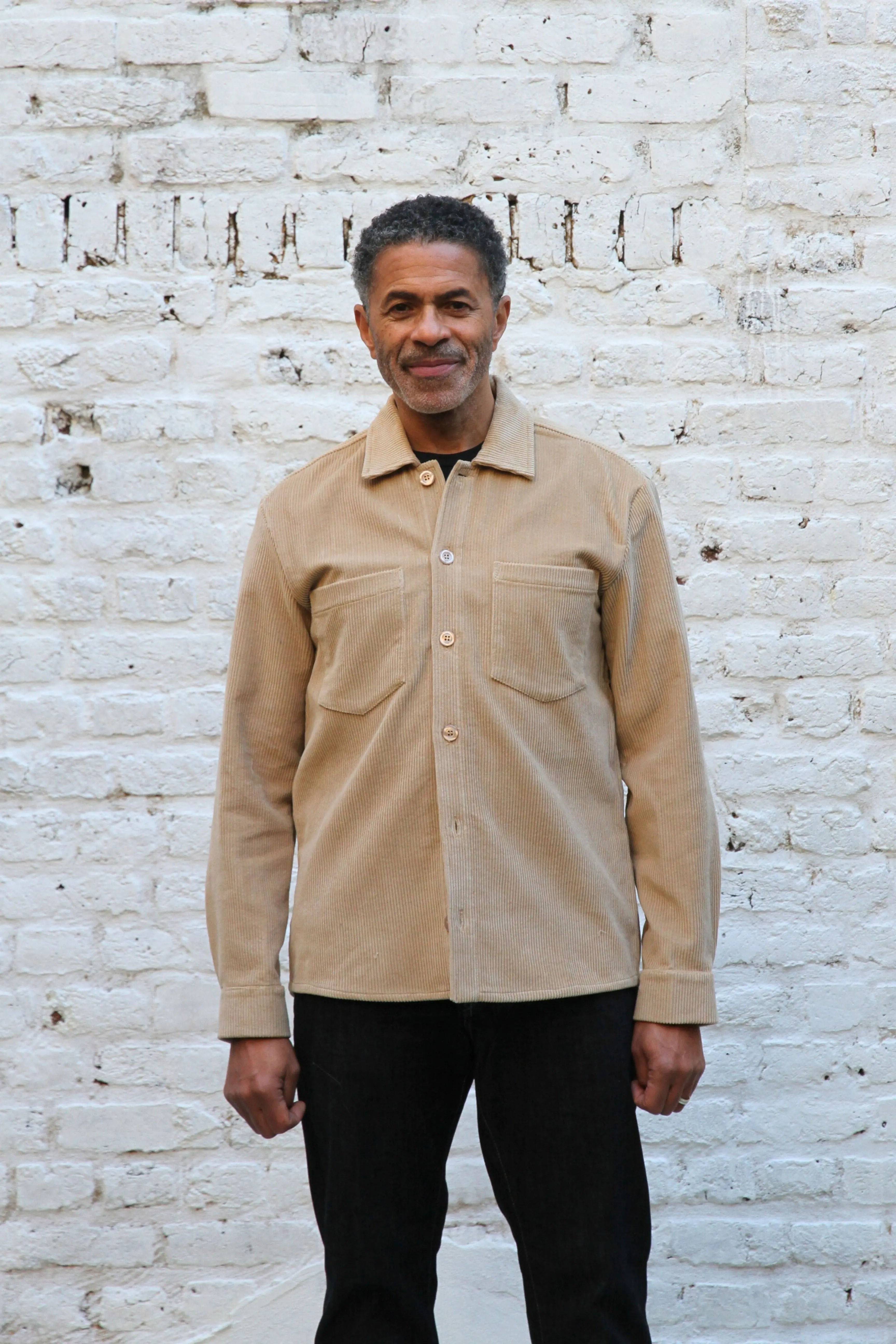 Bart Corduroy Overshirt - Beige - Wear London