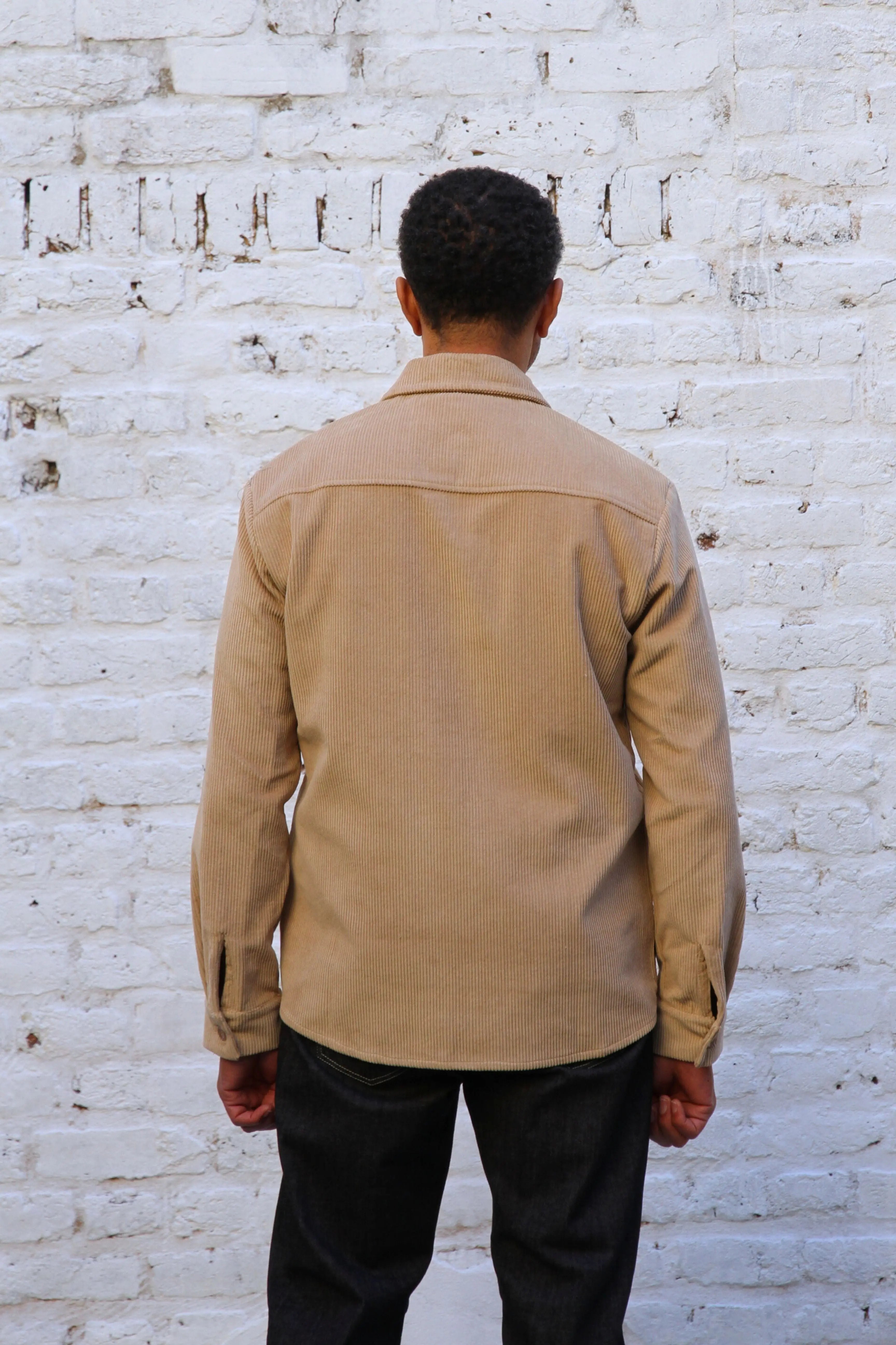 Bart Corduroy Overshirt - Beige - Wear London