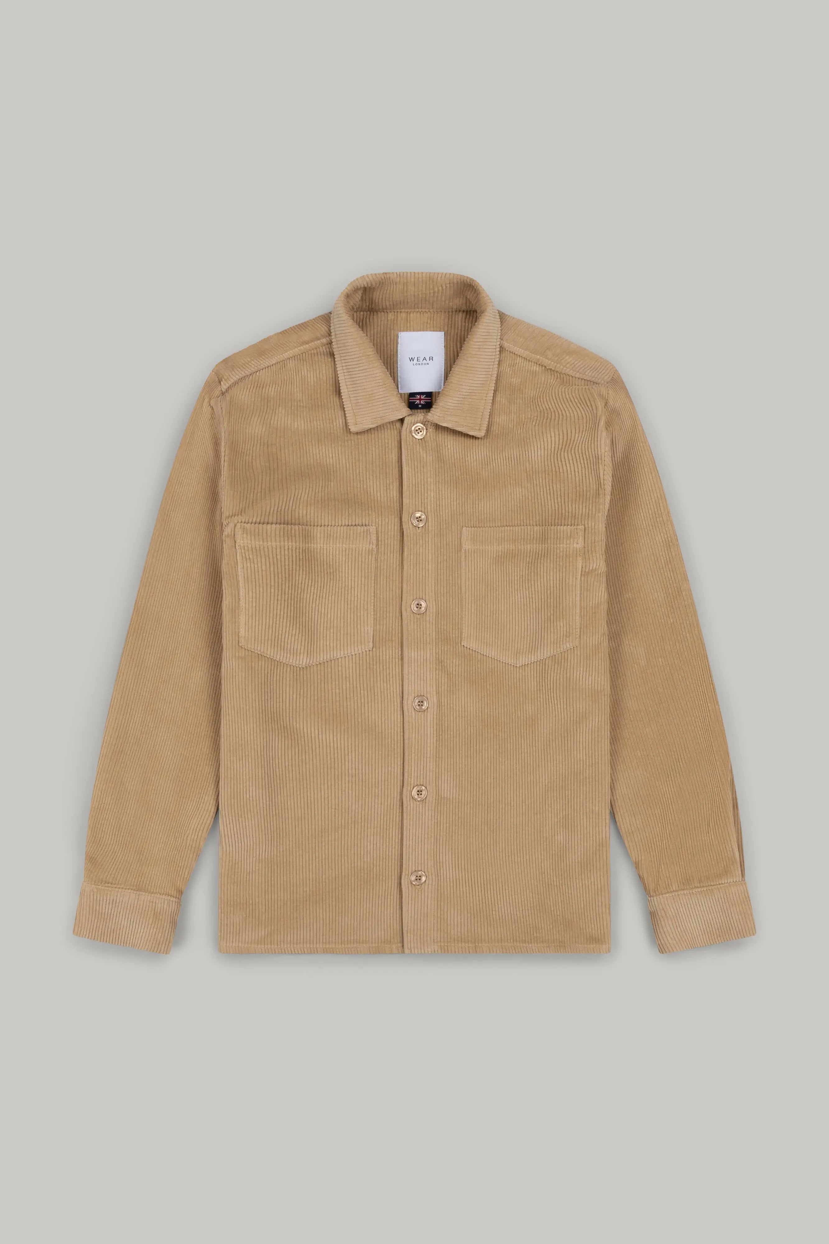 Bart Corduroy Overshirt - Beige - Wear London