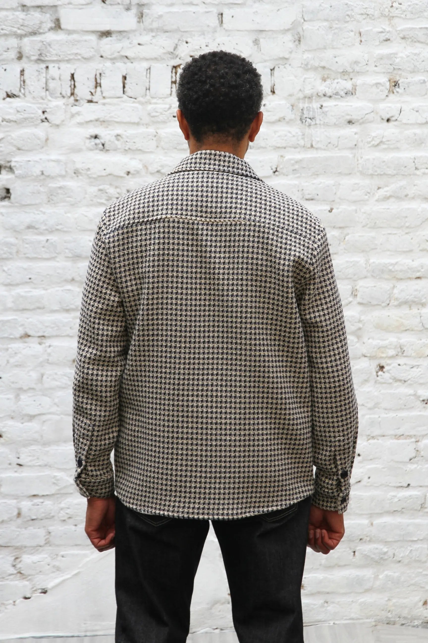 Bart Overshirt - Ecru Sky Check - Wear London