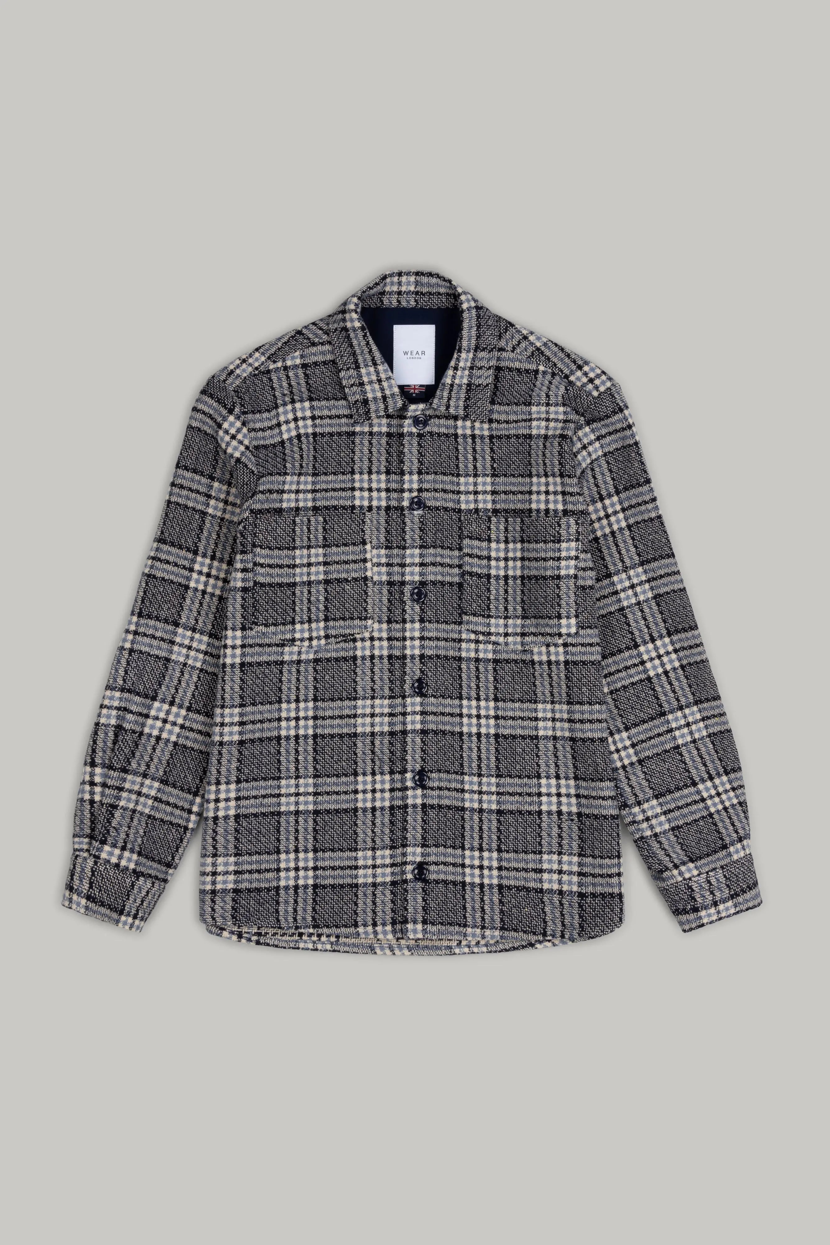 Bart Overshirt - Navy Check - Wear London