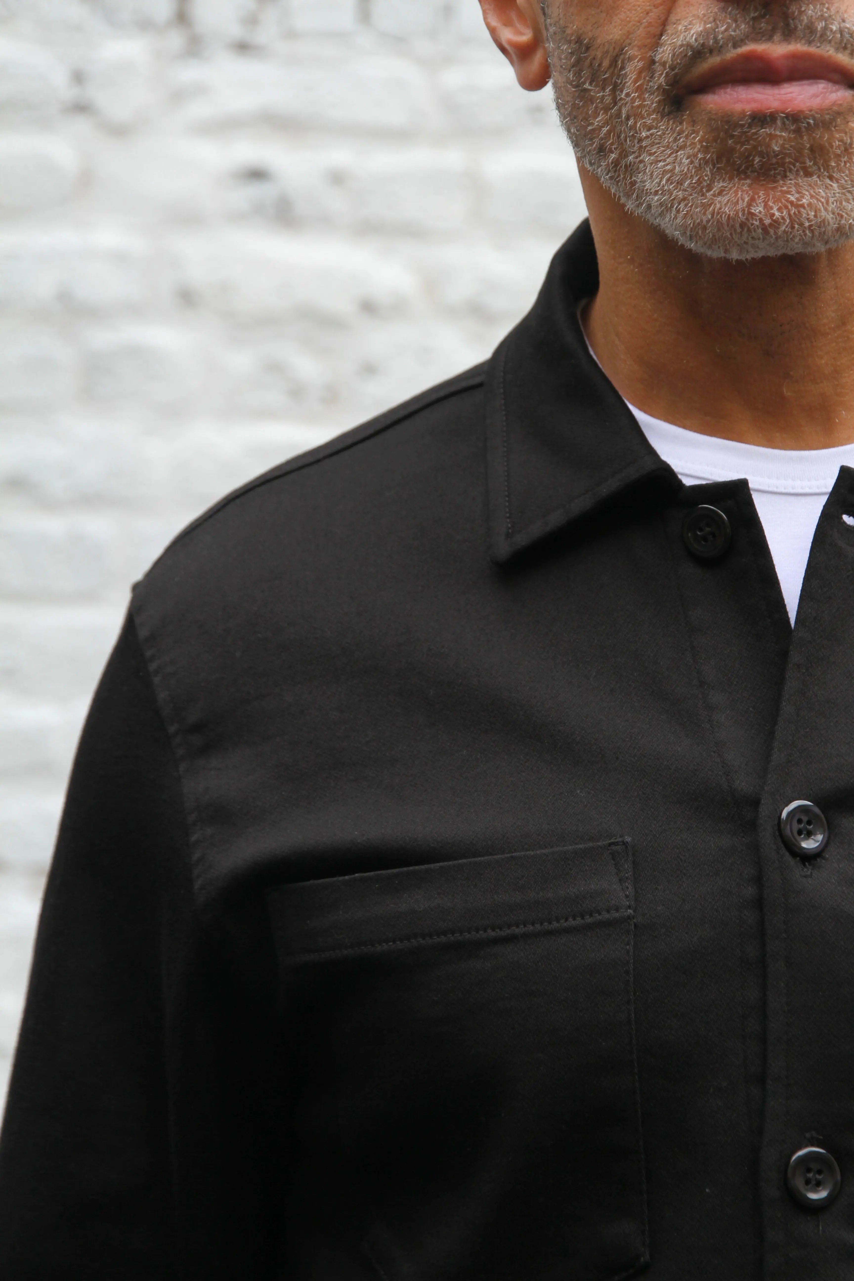 Bart Superflex Overshirt - Black - Wear London