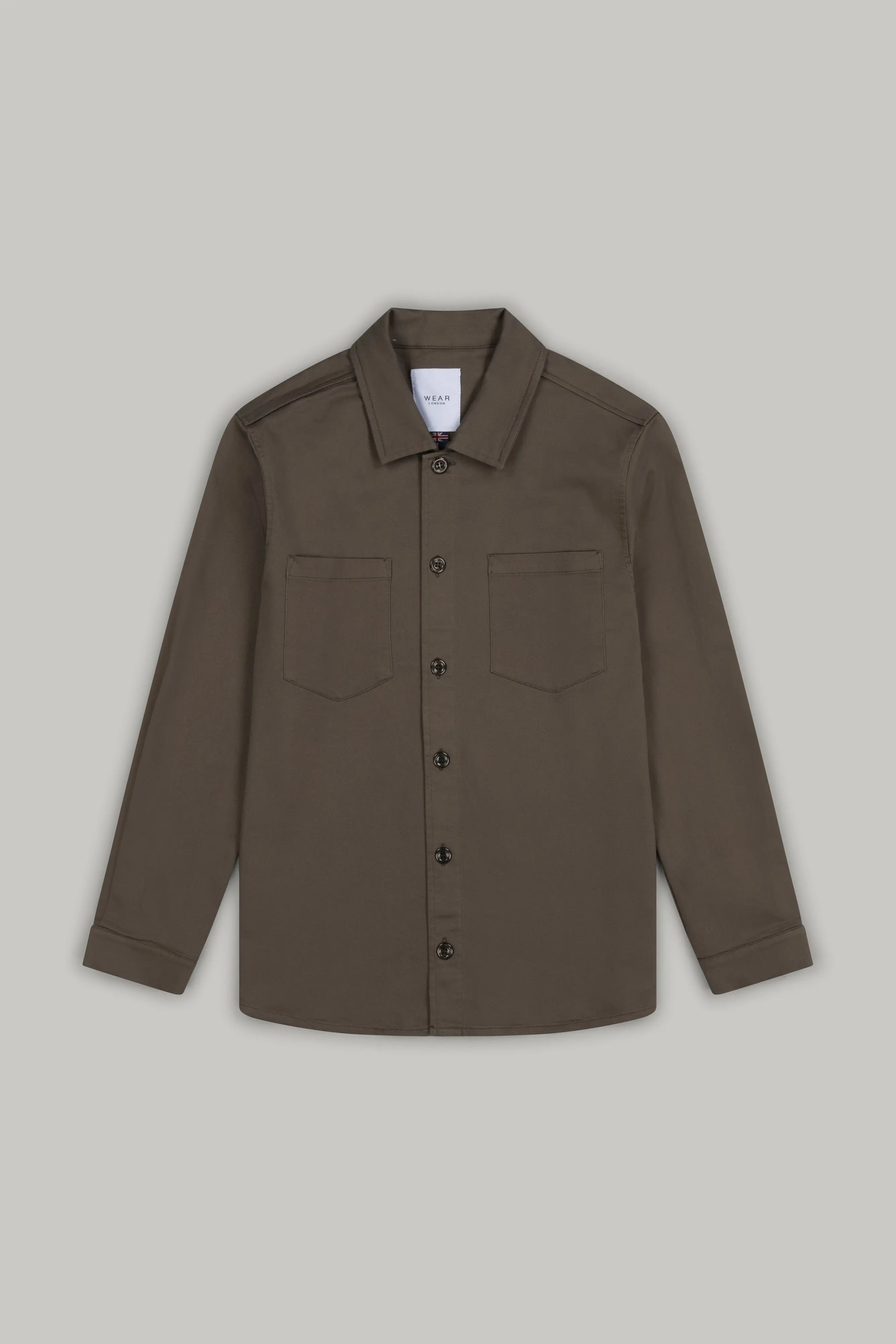 Bart Superflex Overshirt - Mushroom - Wear London