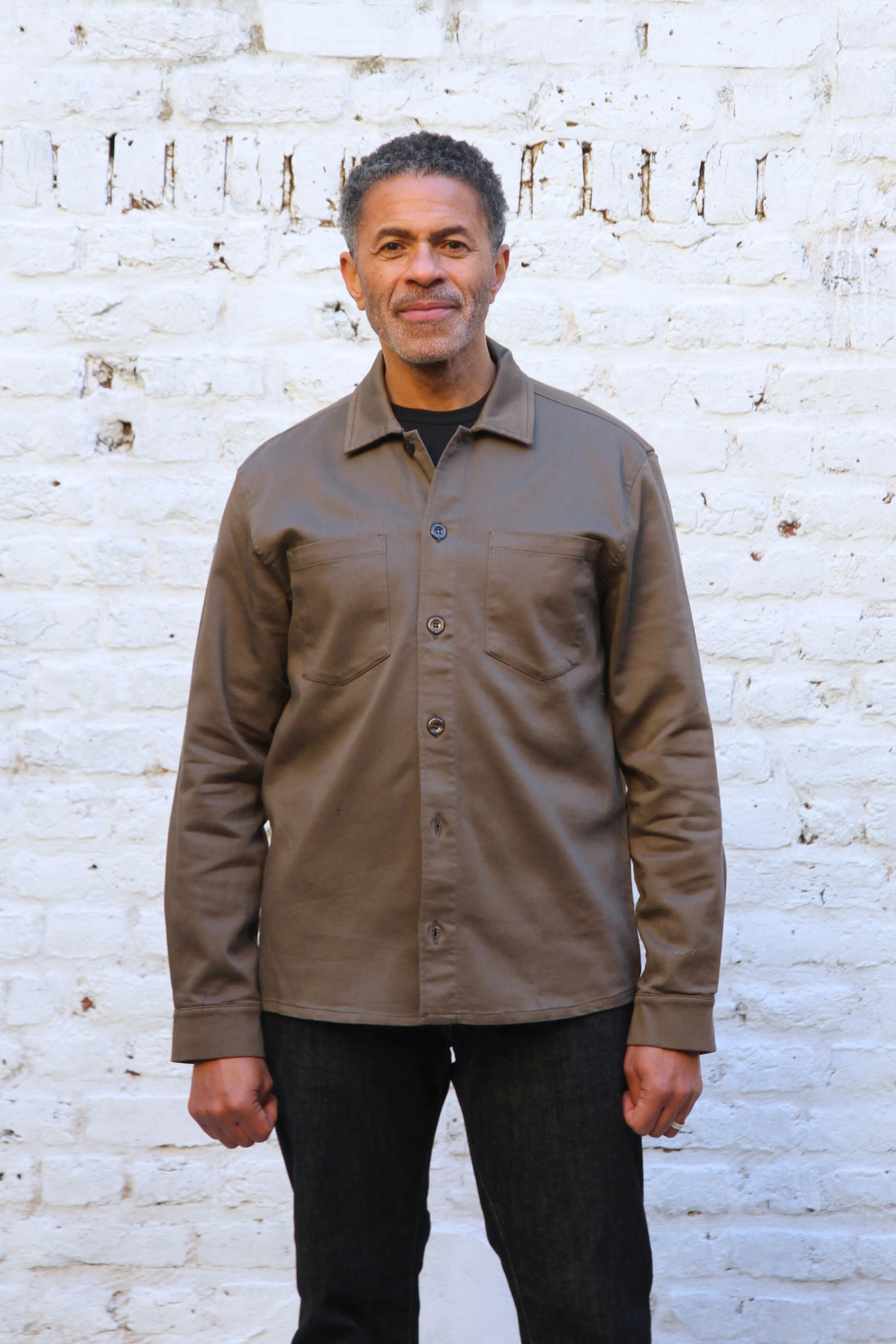 Bart Superflex Overshirt - Mushroom - Wear London