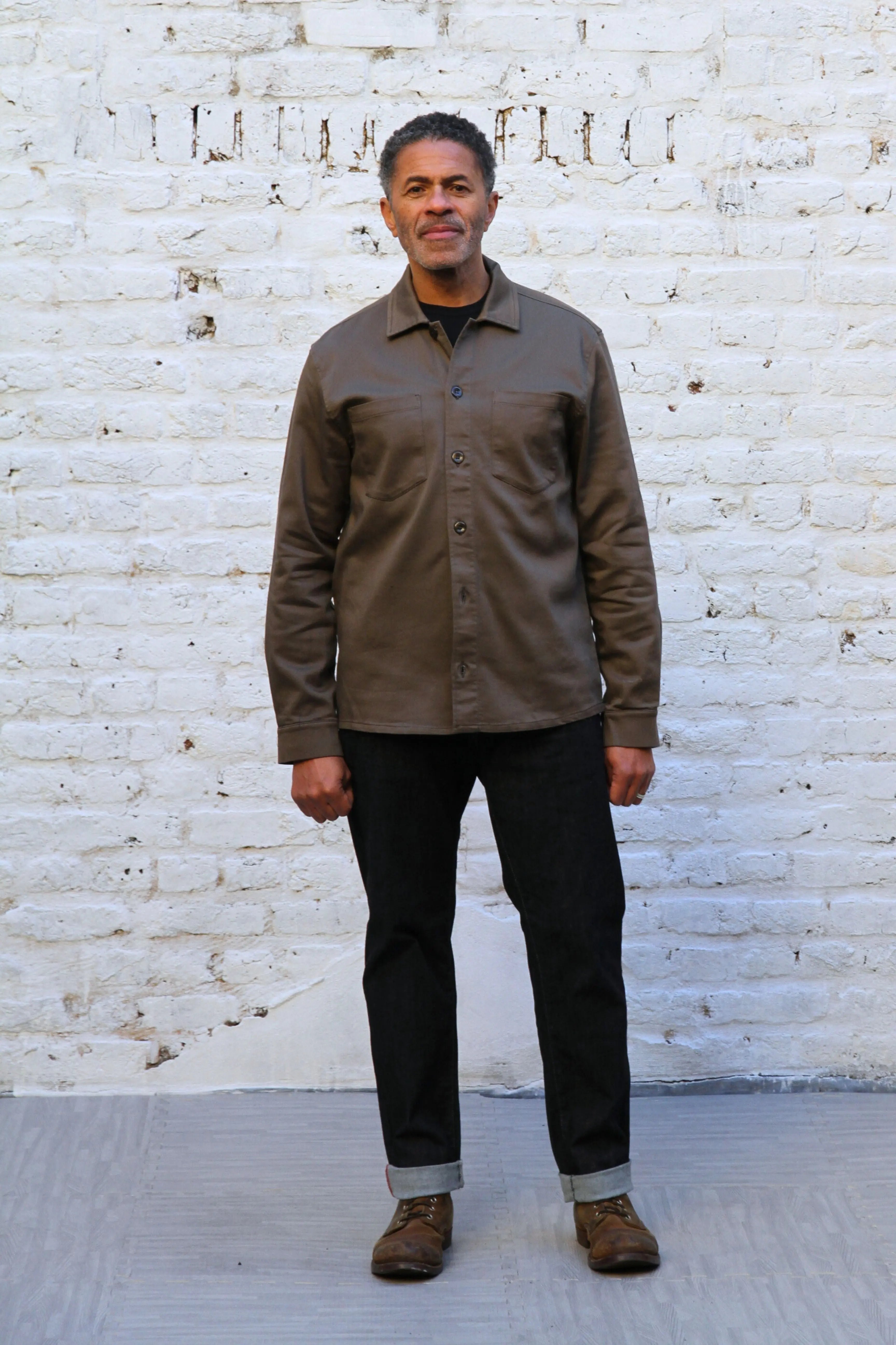 Bart Superflex Overshirt - Mushroom - Wear London