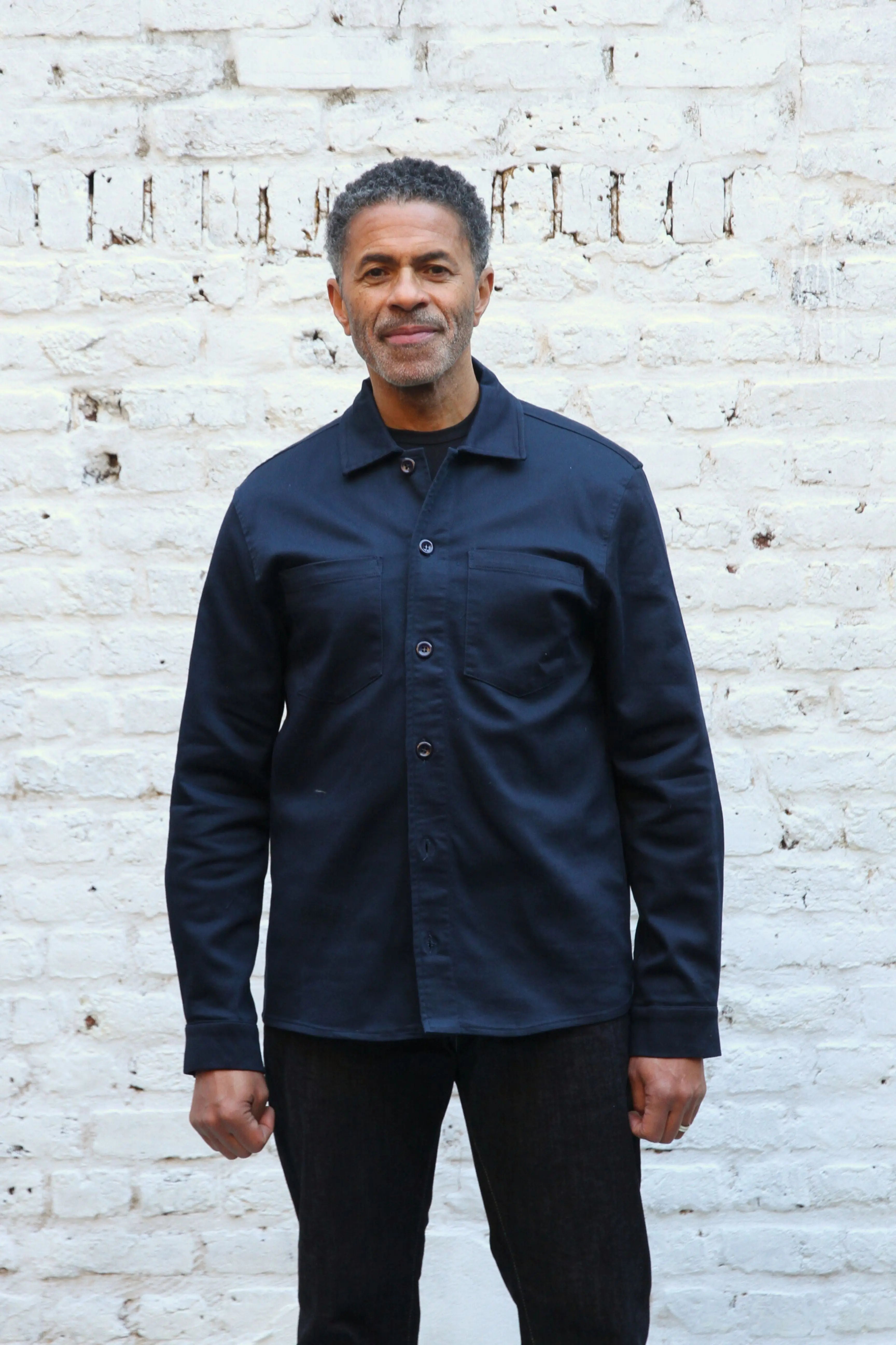 Bart Superflex Overshirt - Navy - Wear London