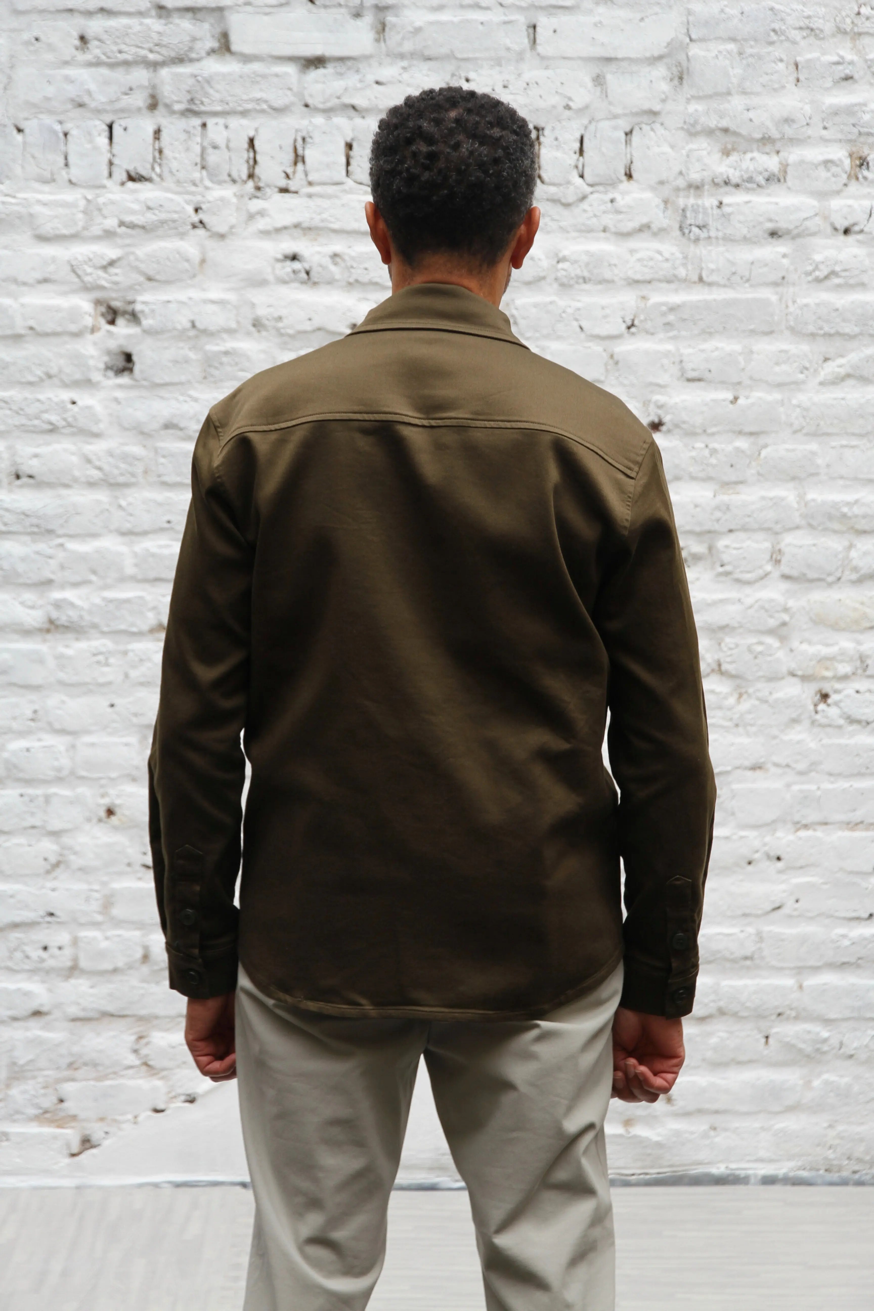 Bart Superflex Overshirt - Olive - Wear London