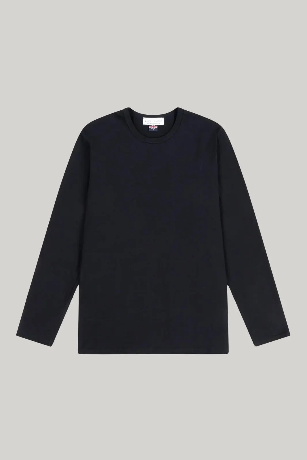 Bevis Long Sleeve Cotton t-shirt -Black - Wear London