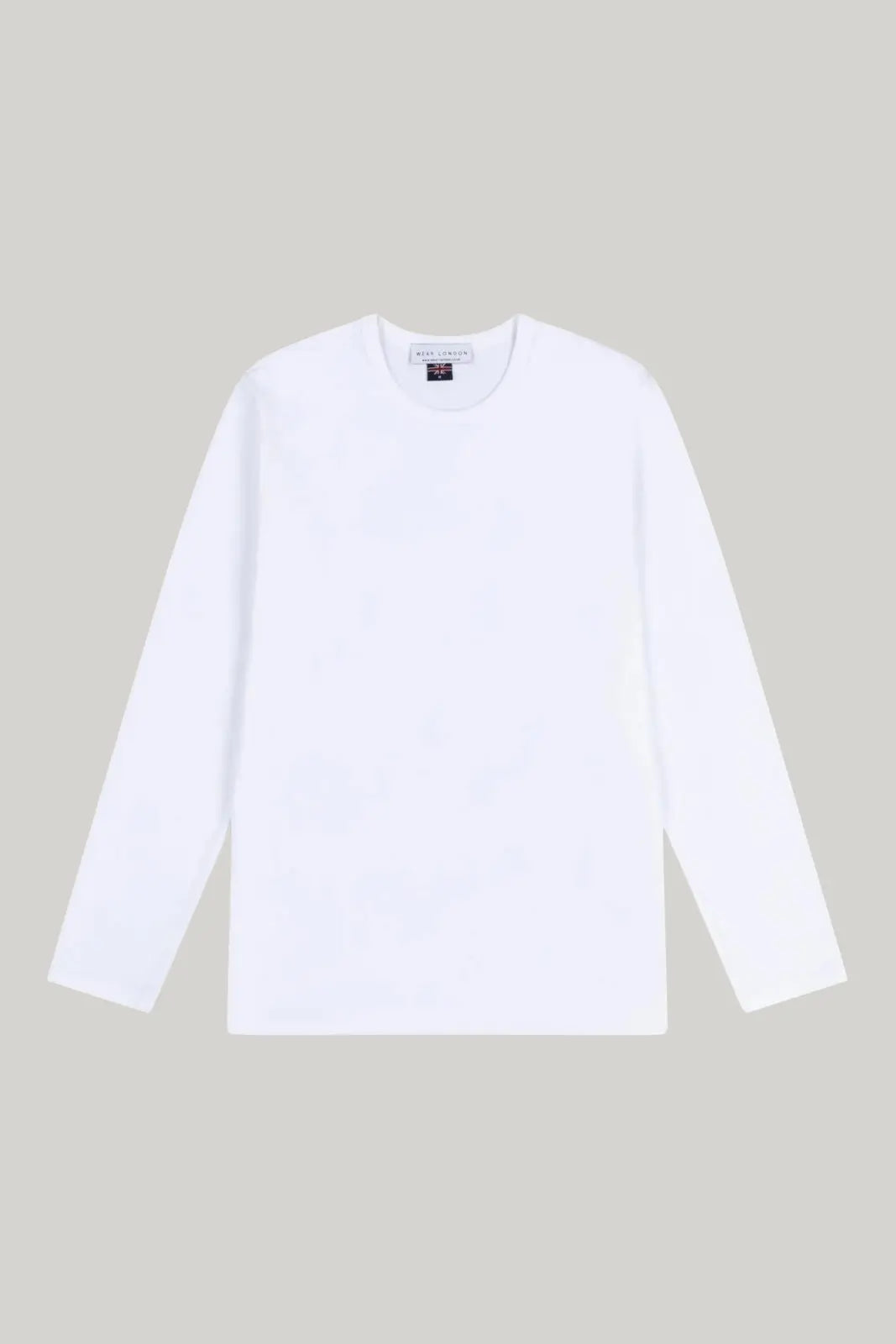 Bevis Long Sleeve Cotton t-shirt - White - Wear London