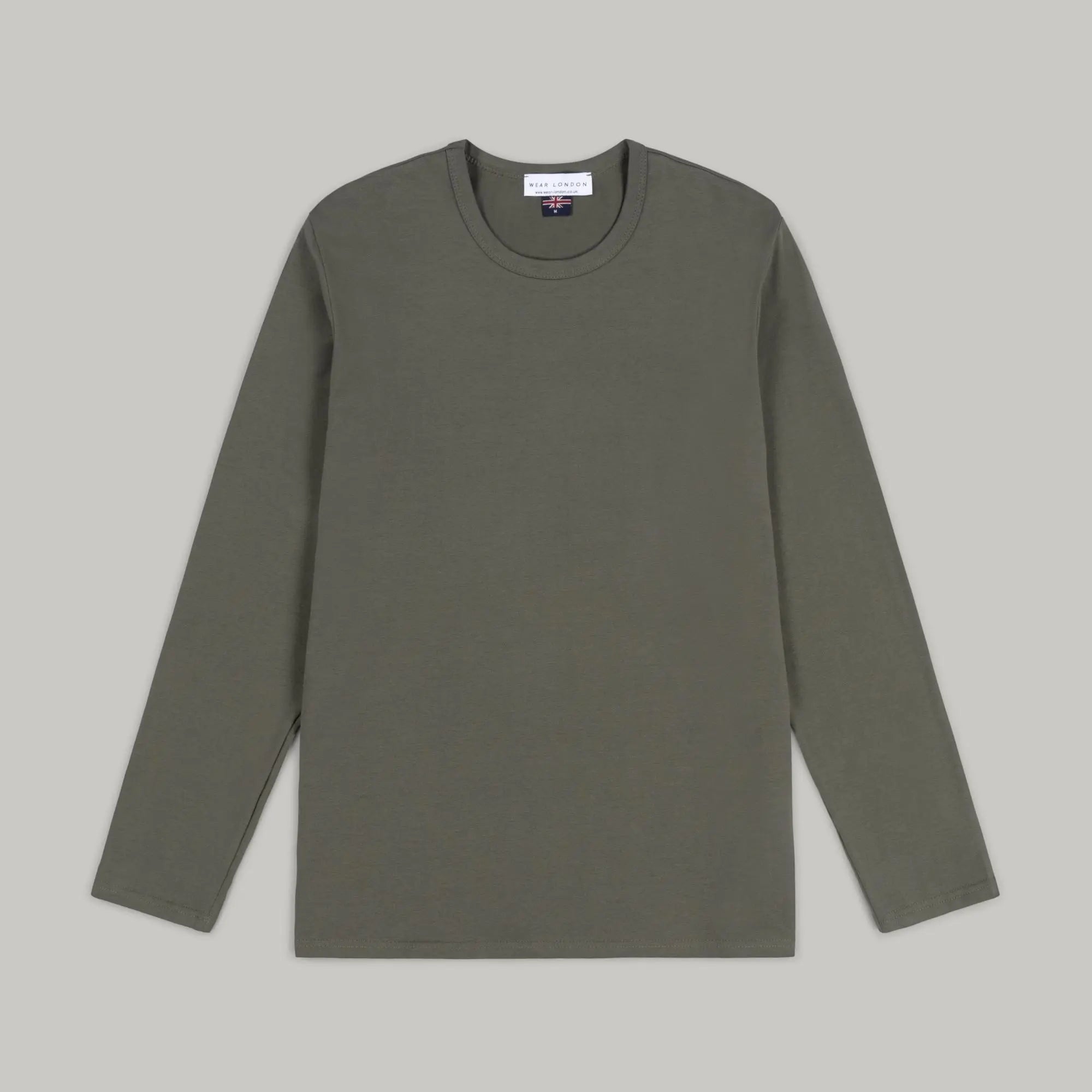 Bevis Long Sleeve t-shirt - Olive - Wear London