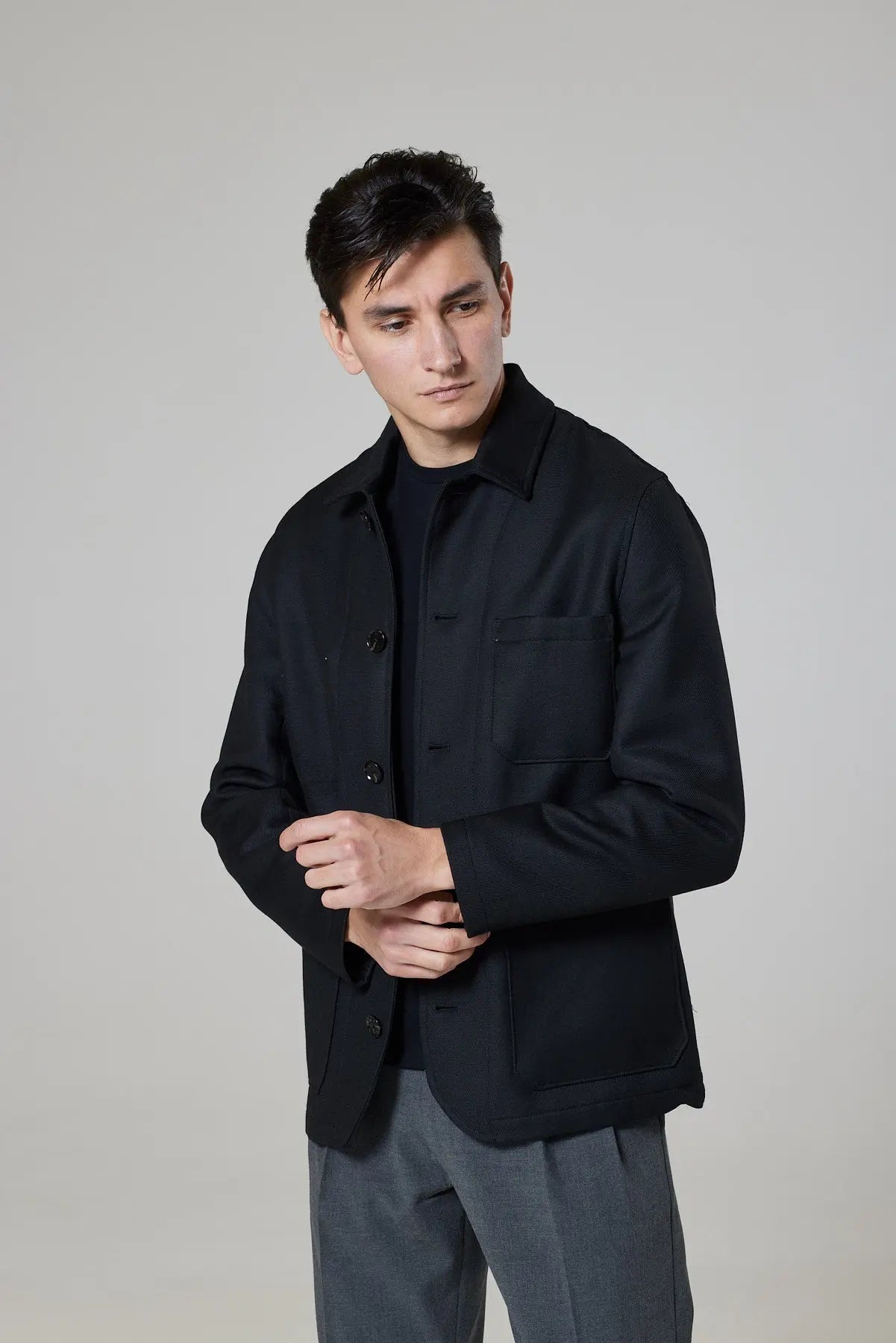 Billingham Jacket - Black Twill - Wear London