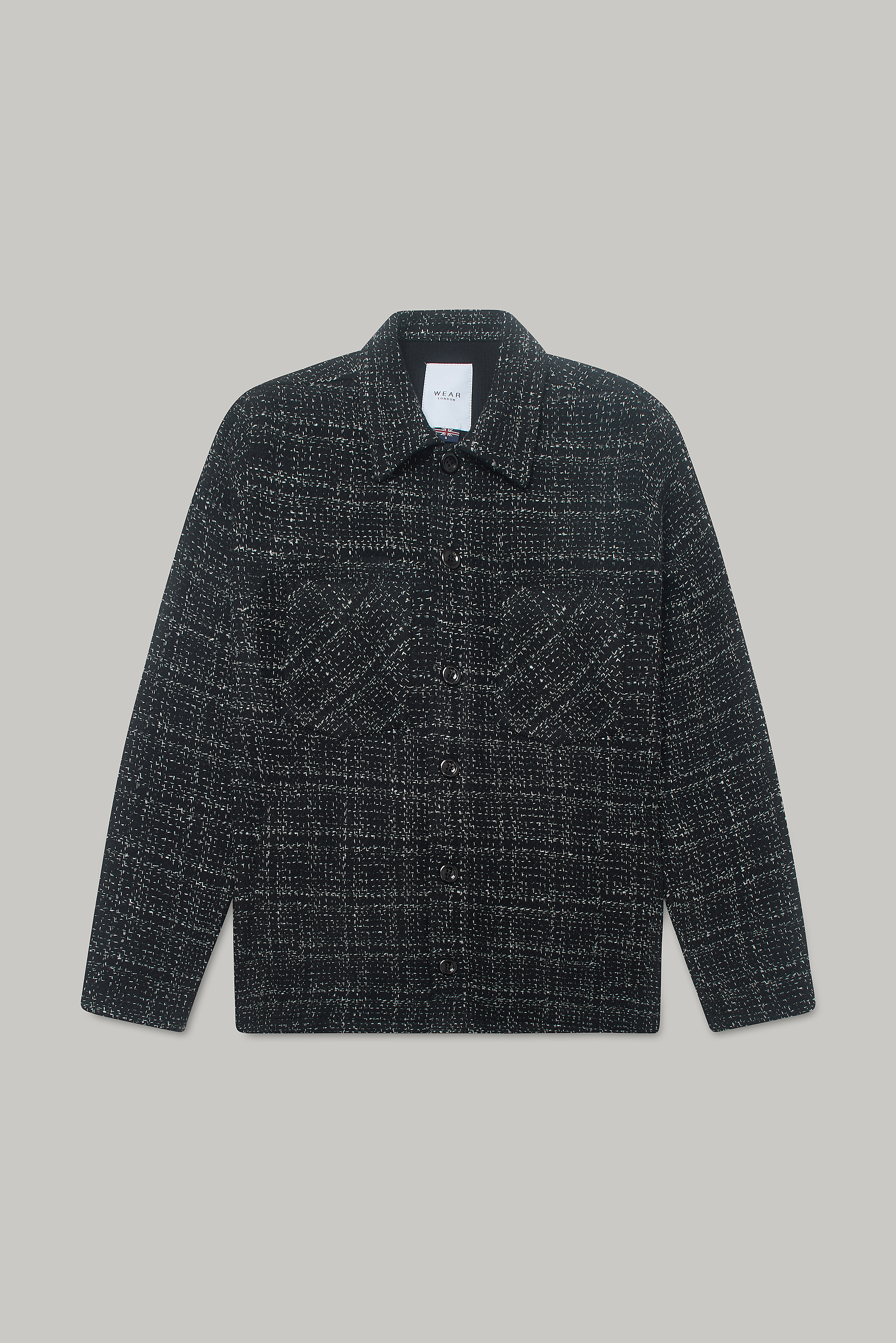 Bart Frame Overshirt - Black / White - Wear London