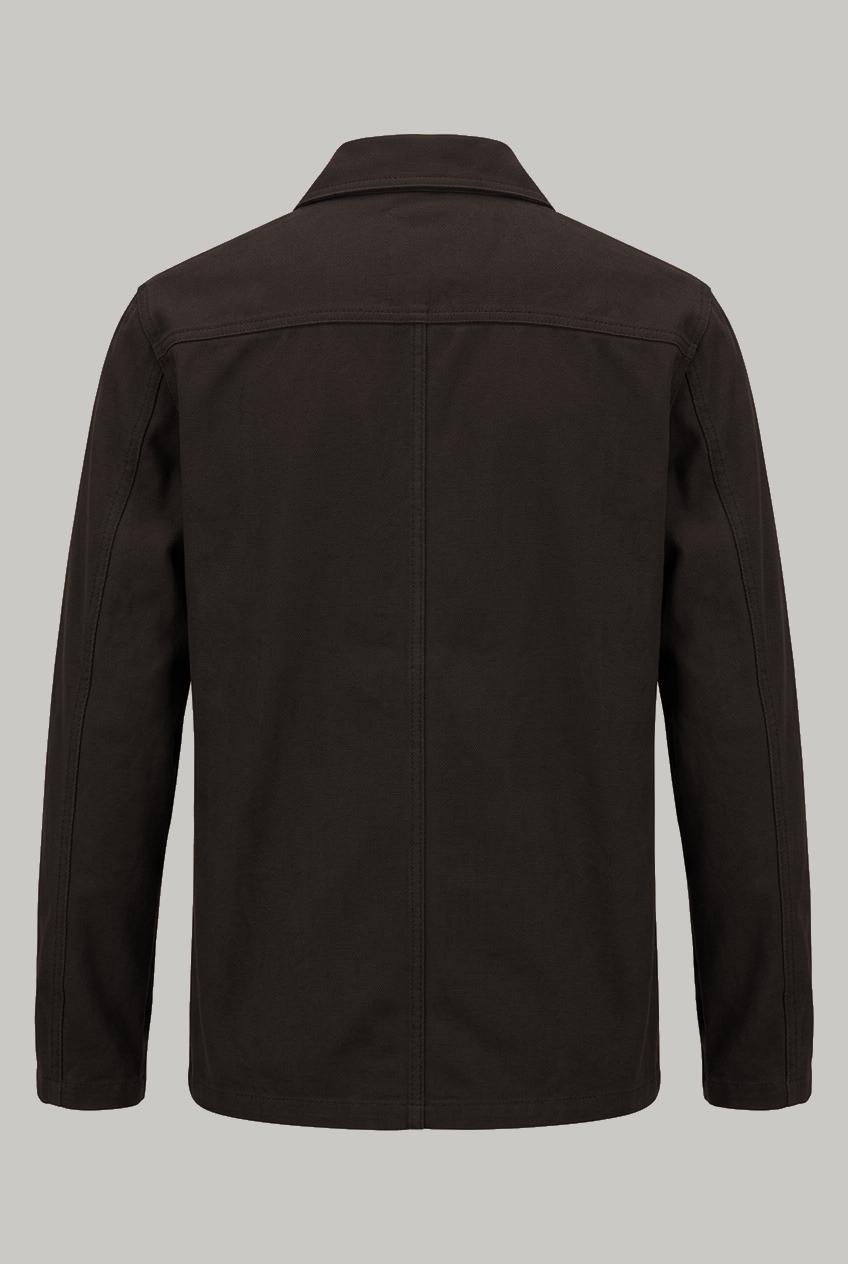 The Pearlman Casual Blazer - Chocolate Cotton Linen - Wear London