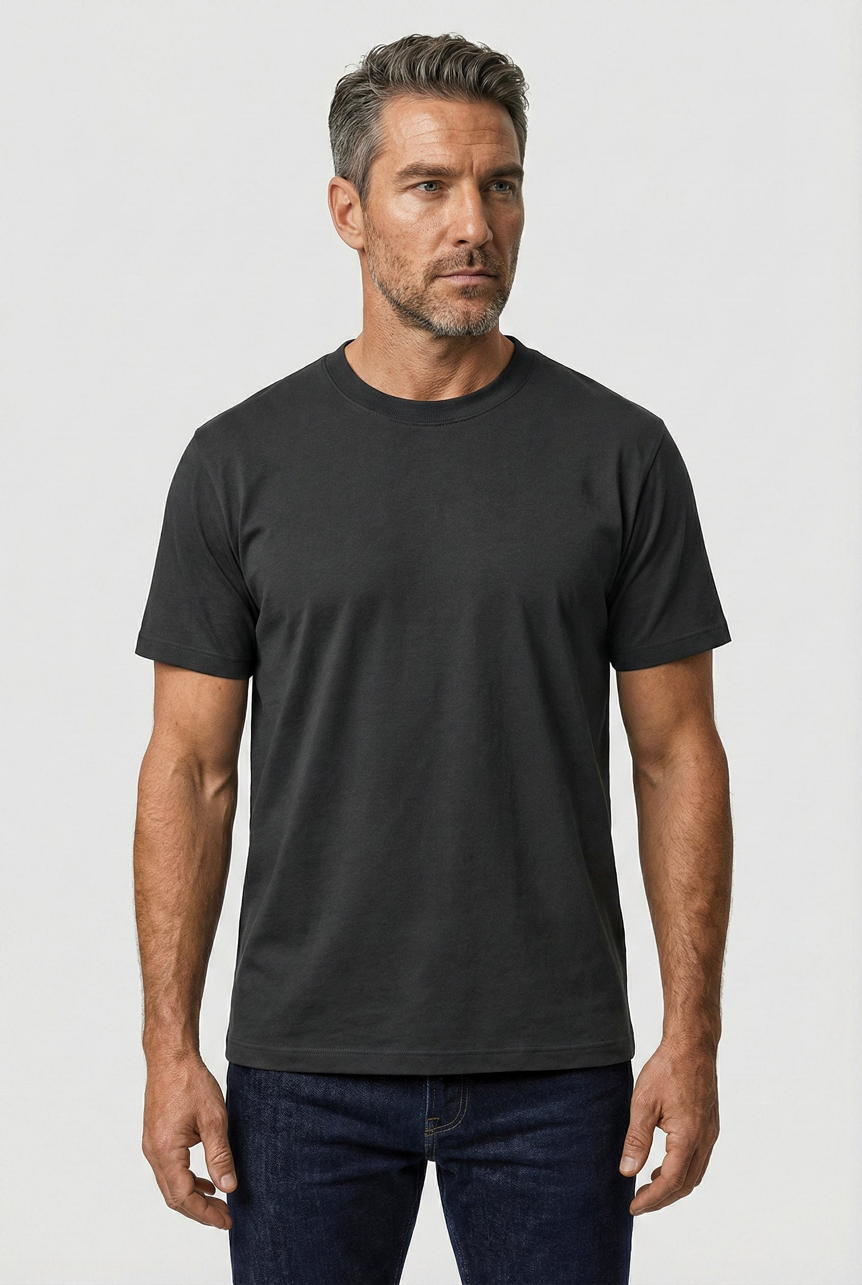 Dalston - T-Shirt Non Peach - Washed Black - Wear London