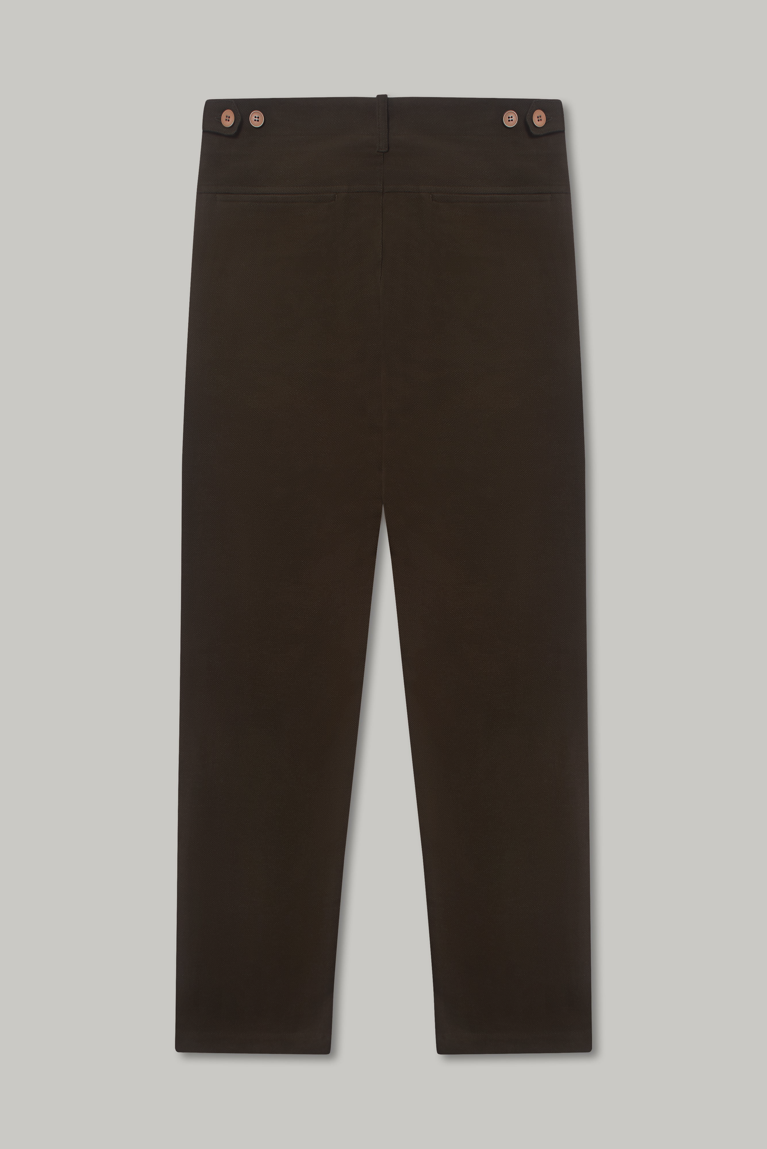 Wentworth Trouser - Chocolate Moleskin - Wear London