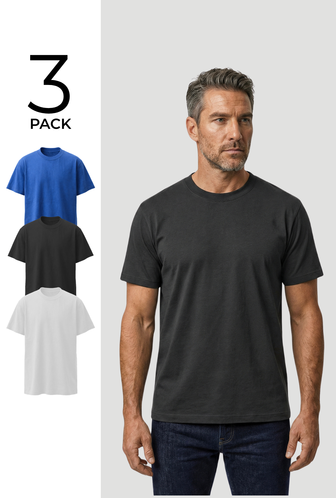 Dalston T-Shirt - 3 Pack - Wear London