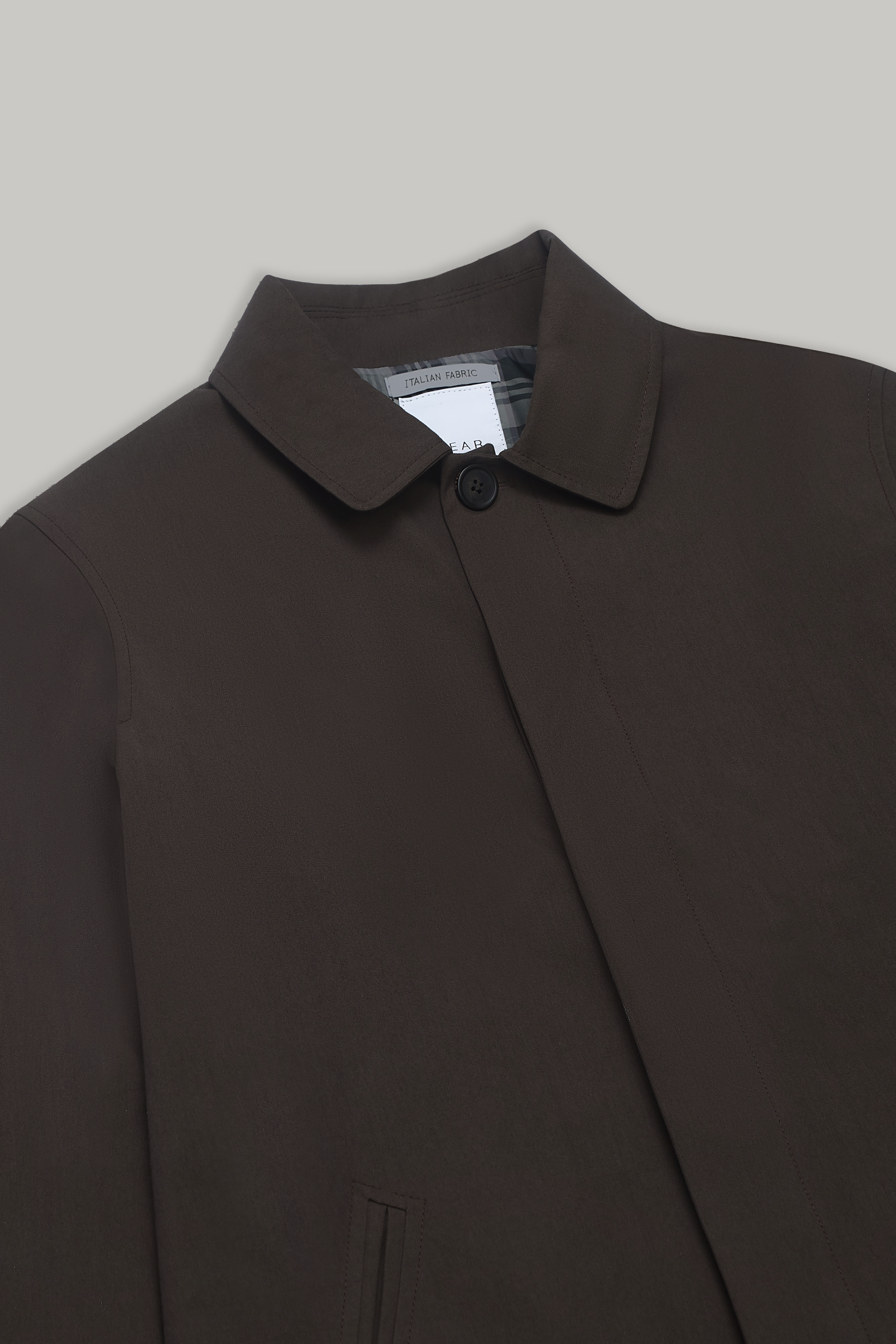 London Rain Mac - Dark Chocolate - Wear London