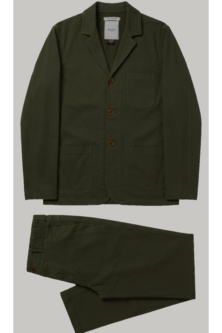 The Superflex Suit - Dark Olive - Wear London