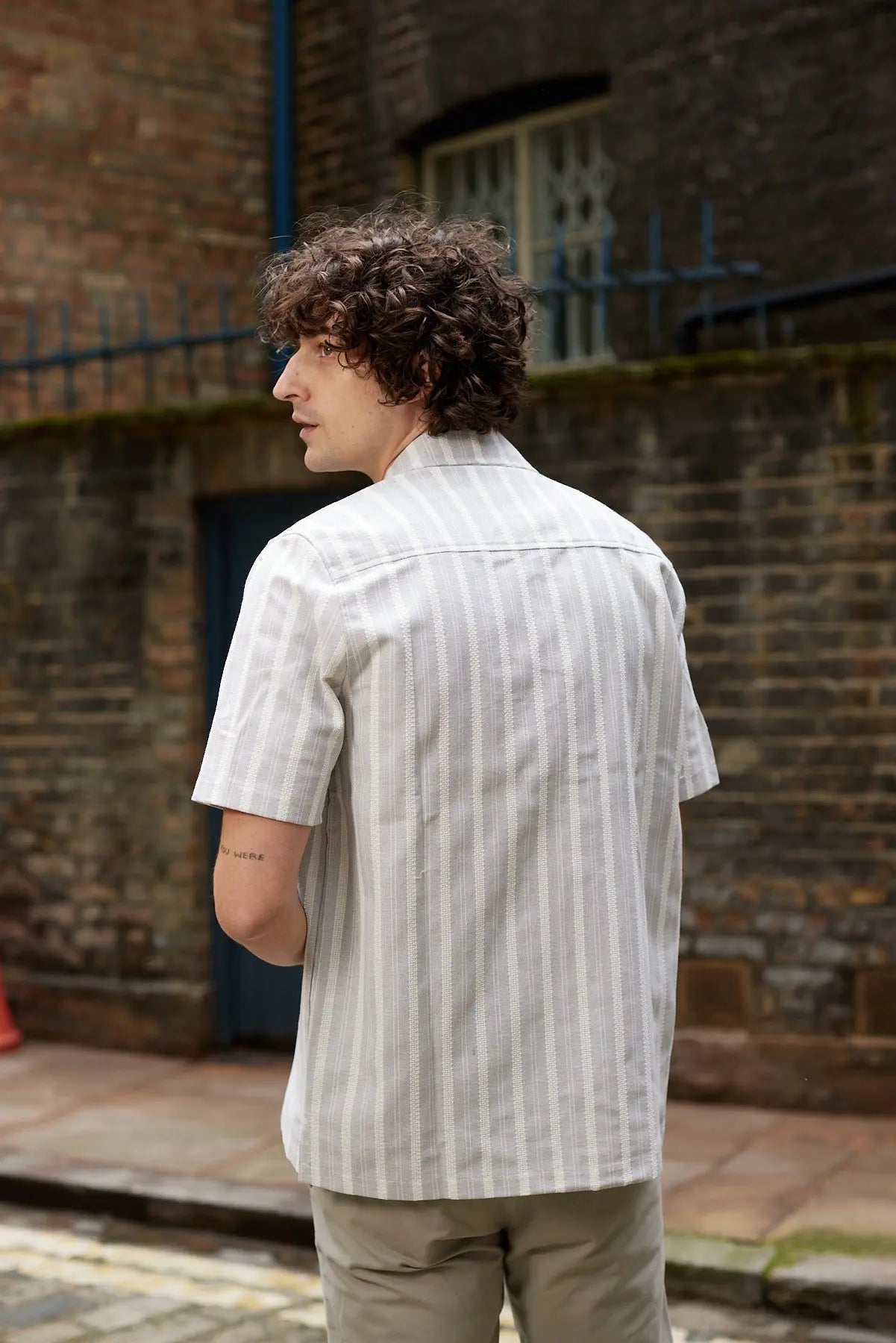 Deal Short Sleeve Shirt - Grey Topper - Wear London