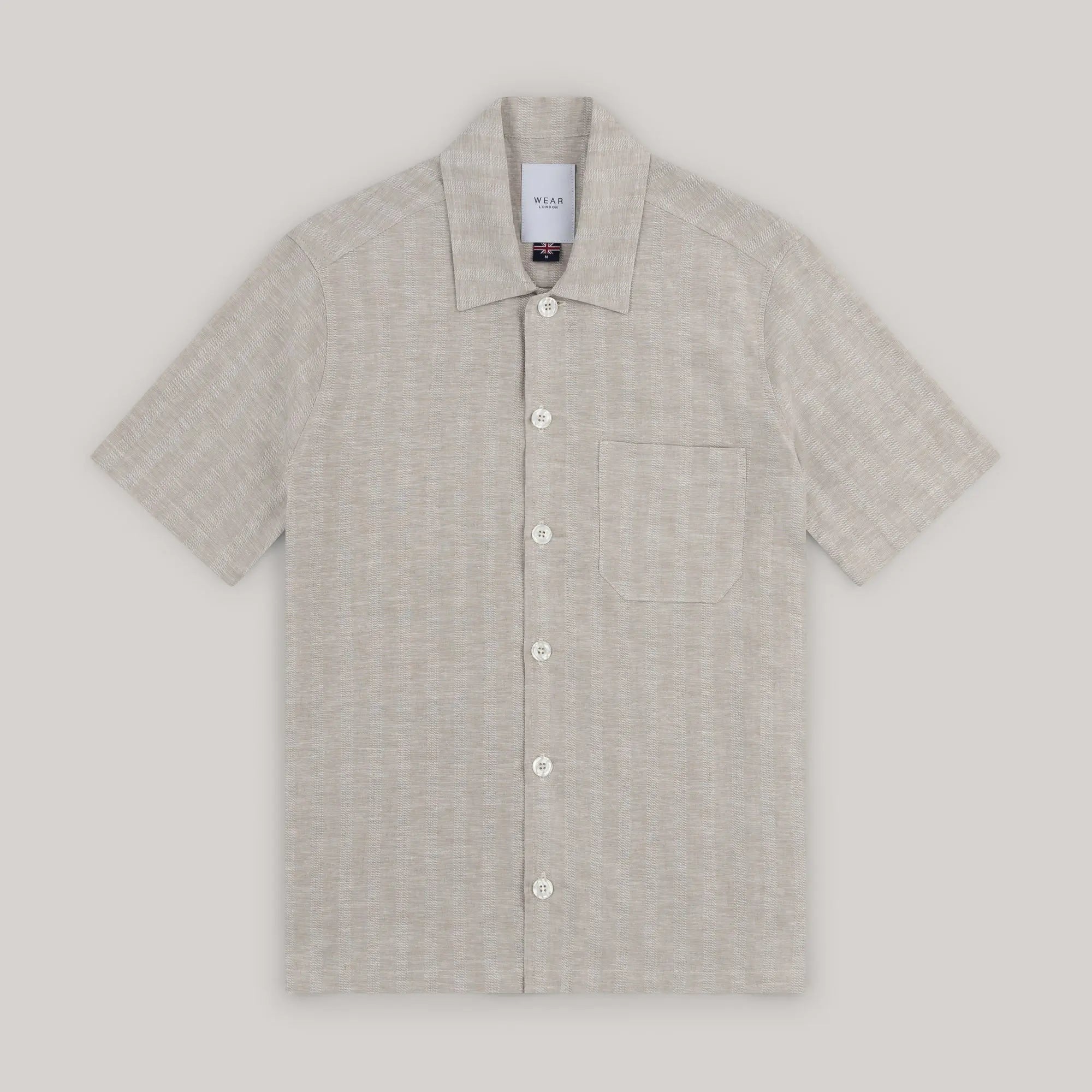 Deal Short Sleeve Shirt - Stone Baker - Wear London