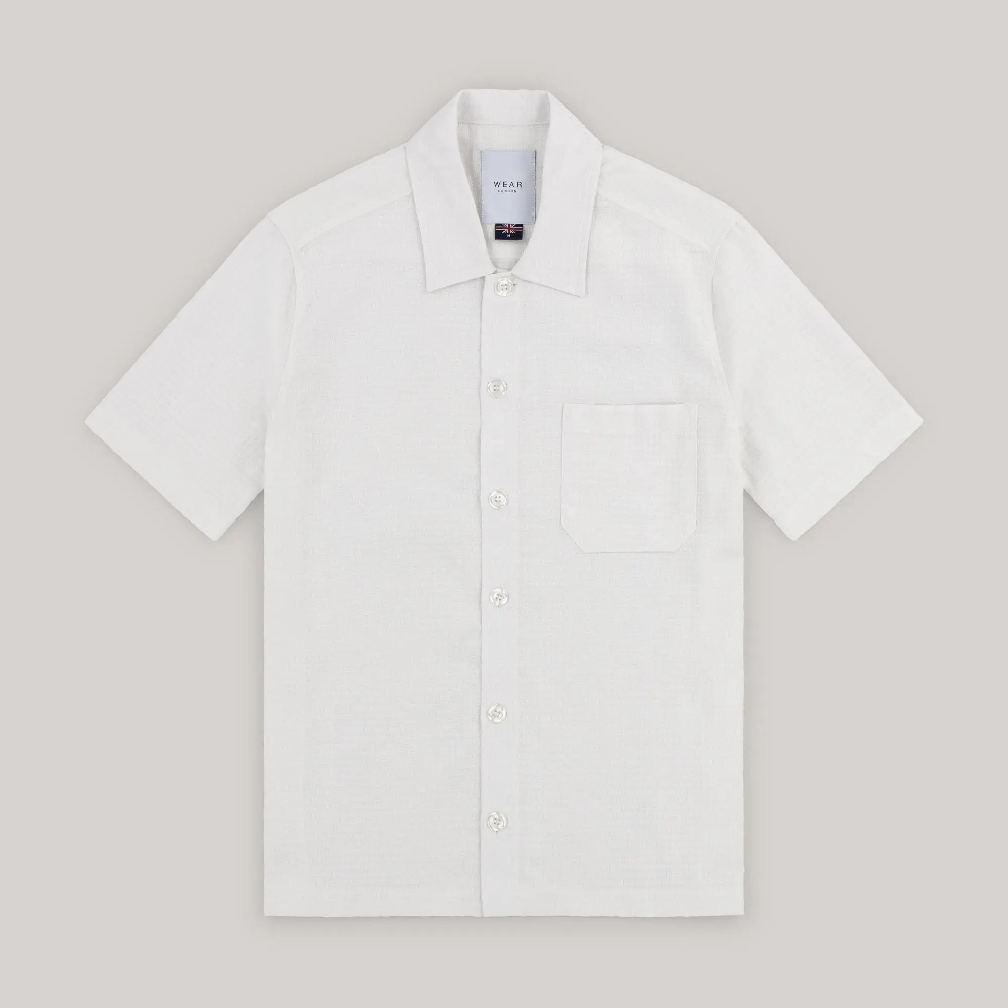 Deal Short Sleeve Shirt - White Wilkes - Wear London